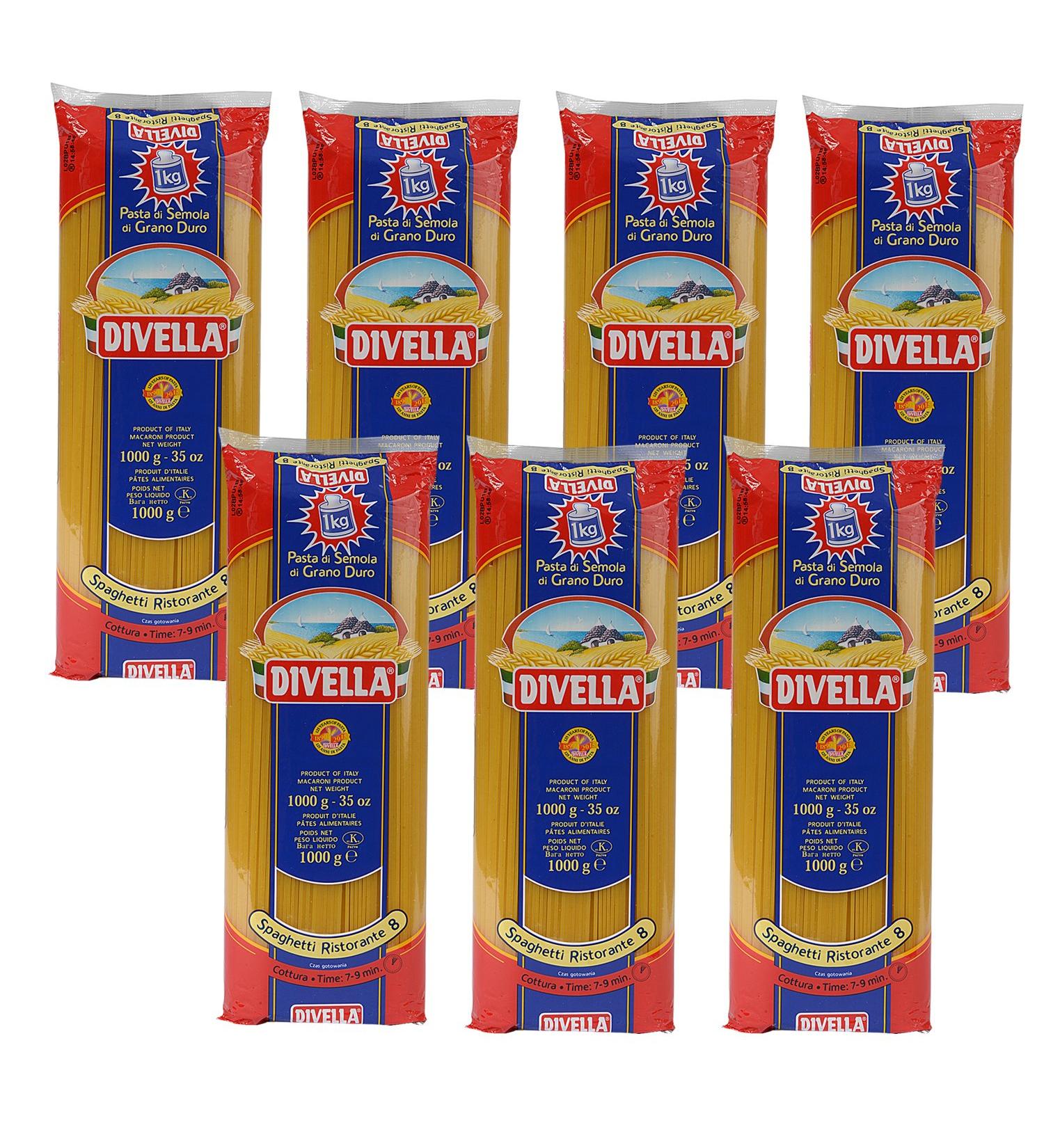 Divella 7 Divoella N8 spaghetti (1000g each) - Buy Online on GoSupps.com