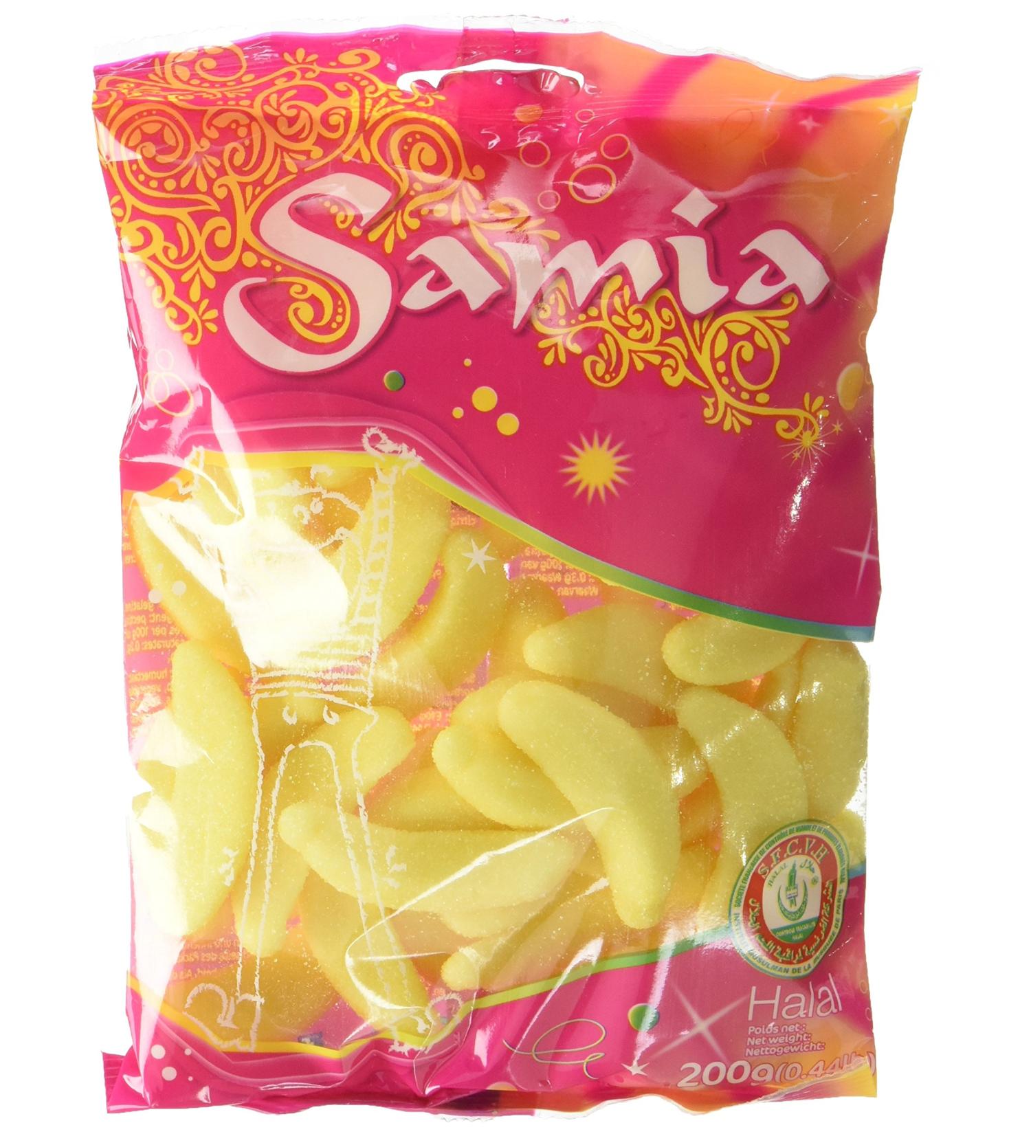 Samia Halal Banana Gummies 200 g Pack of 12 - Buy Online on GoSupps.com