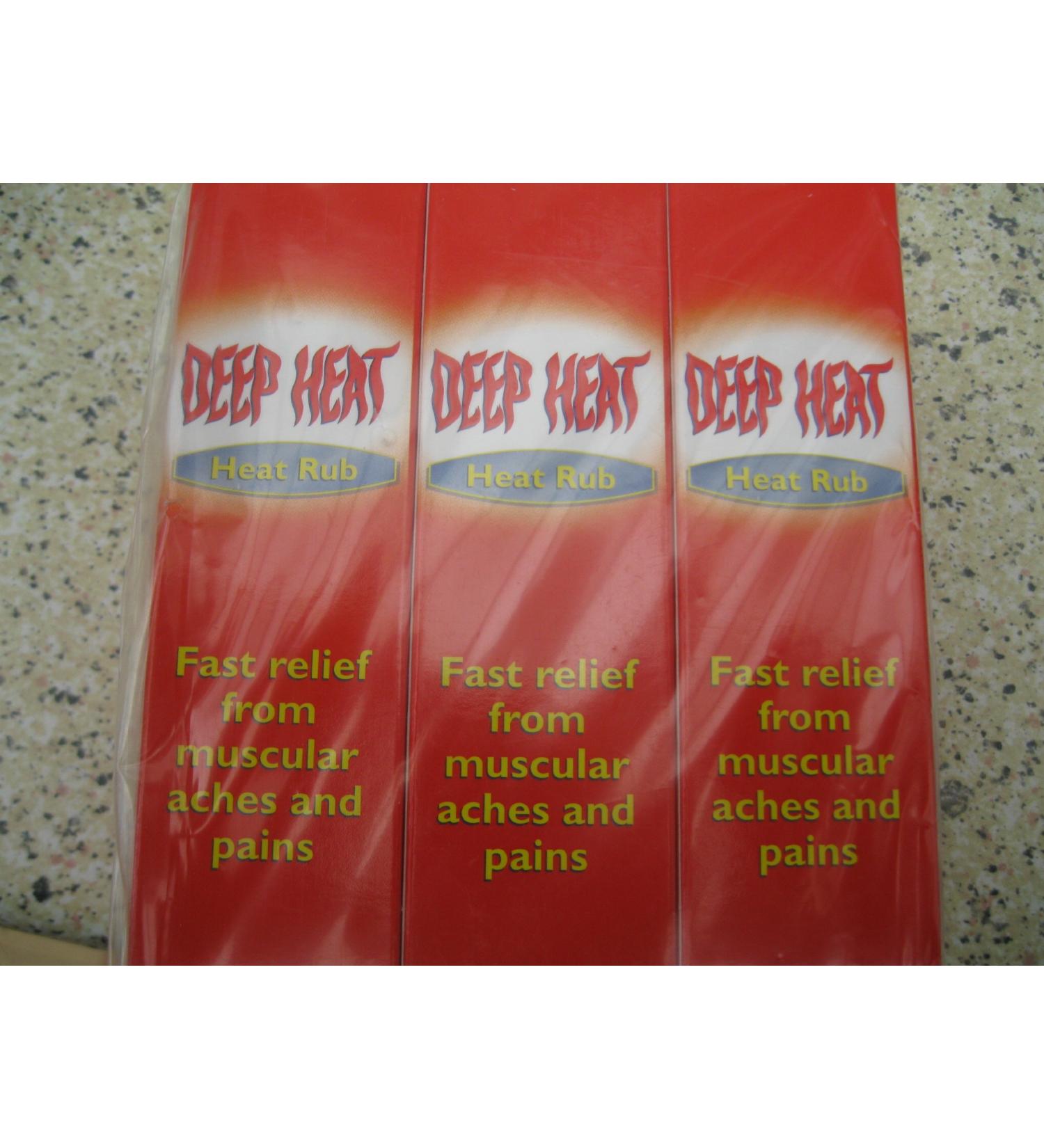 DEEP HEAT CREAM RUB 35G x 3