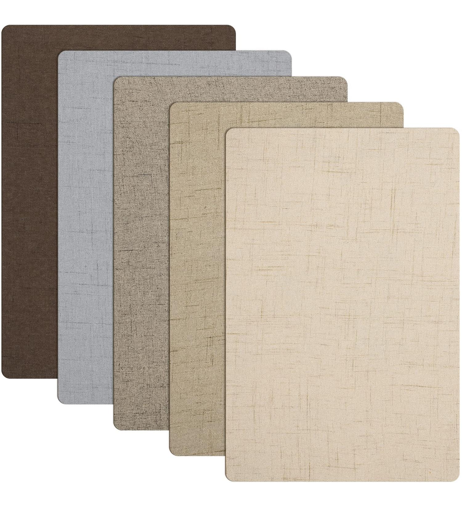 5 Pcs Fine Linen Repair Patches 8 x 11 Inch Self Adhesive Linen Fabric Patches Extra Large Size Iron on Patches for Clothes Linen Sofa Bed Chair Couch Furniture Repair  Multi Color - Buy Online on GoSupps.com