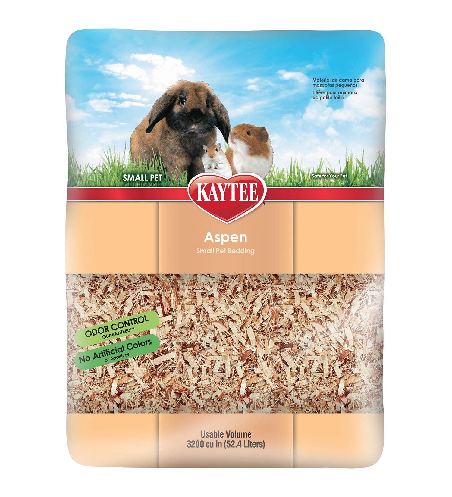 Kaytee Aspen Bedding 52.4 Liters - Natural and Safe Small Animal Bedding - Buy Online on GoSupps.com