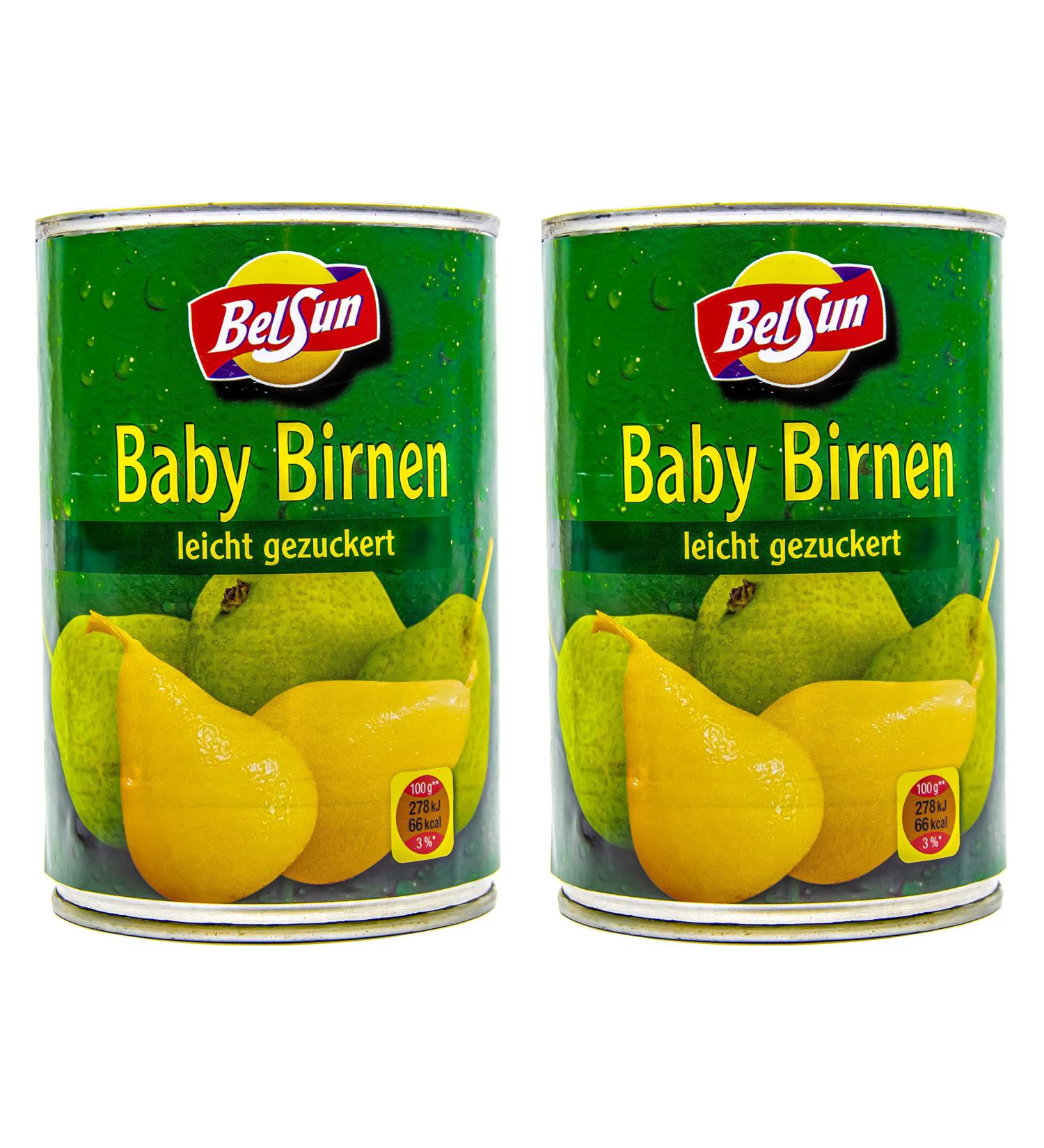 Buy Food-United Whole Baby Pears in Light Syrup - 2 Cans of 425g | Tender Summer Fruits from Spain - Buy Online on GoSupps.com