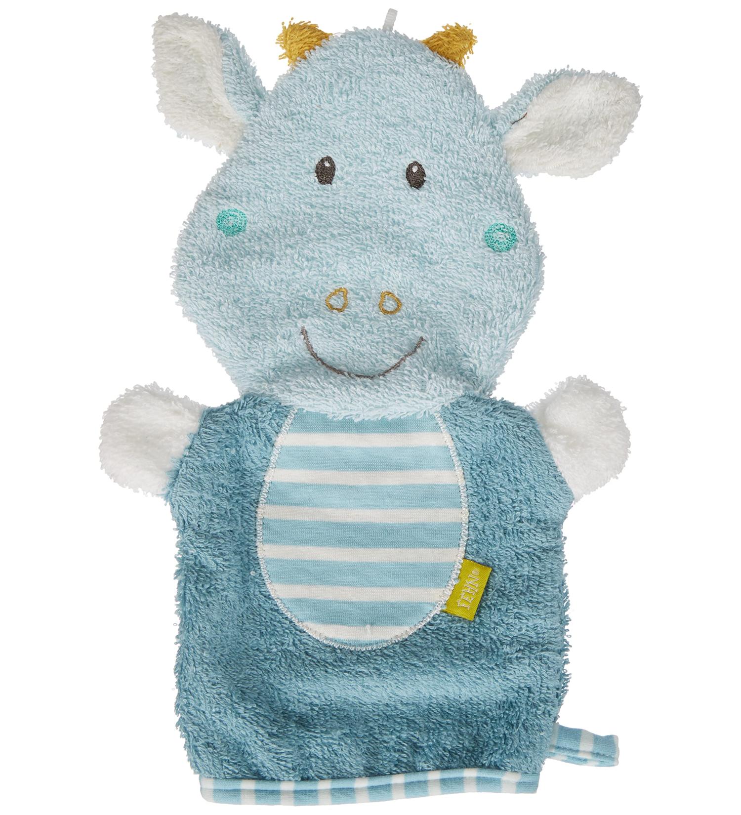 Fehn Dragon Wash Glove: Animal Facecloth for Babies & Children from Newborns Upwards - Buy Online on GoSupps.com