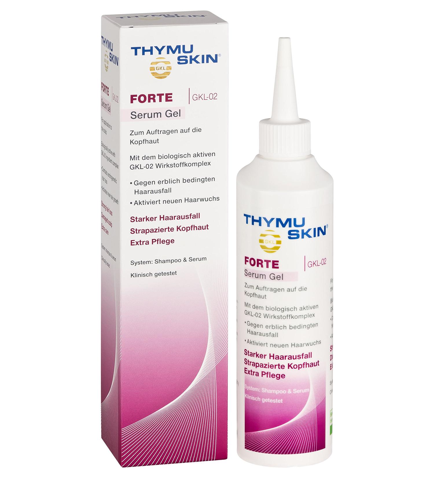 Thymuskin Forte Serum Gel 200ml - Premium Hair Growth Solution | International Shipping Available - Buy Online on GoSupps.com
