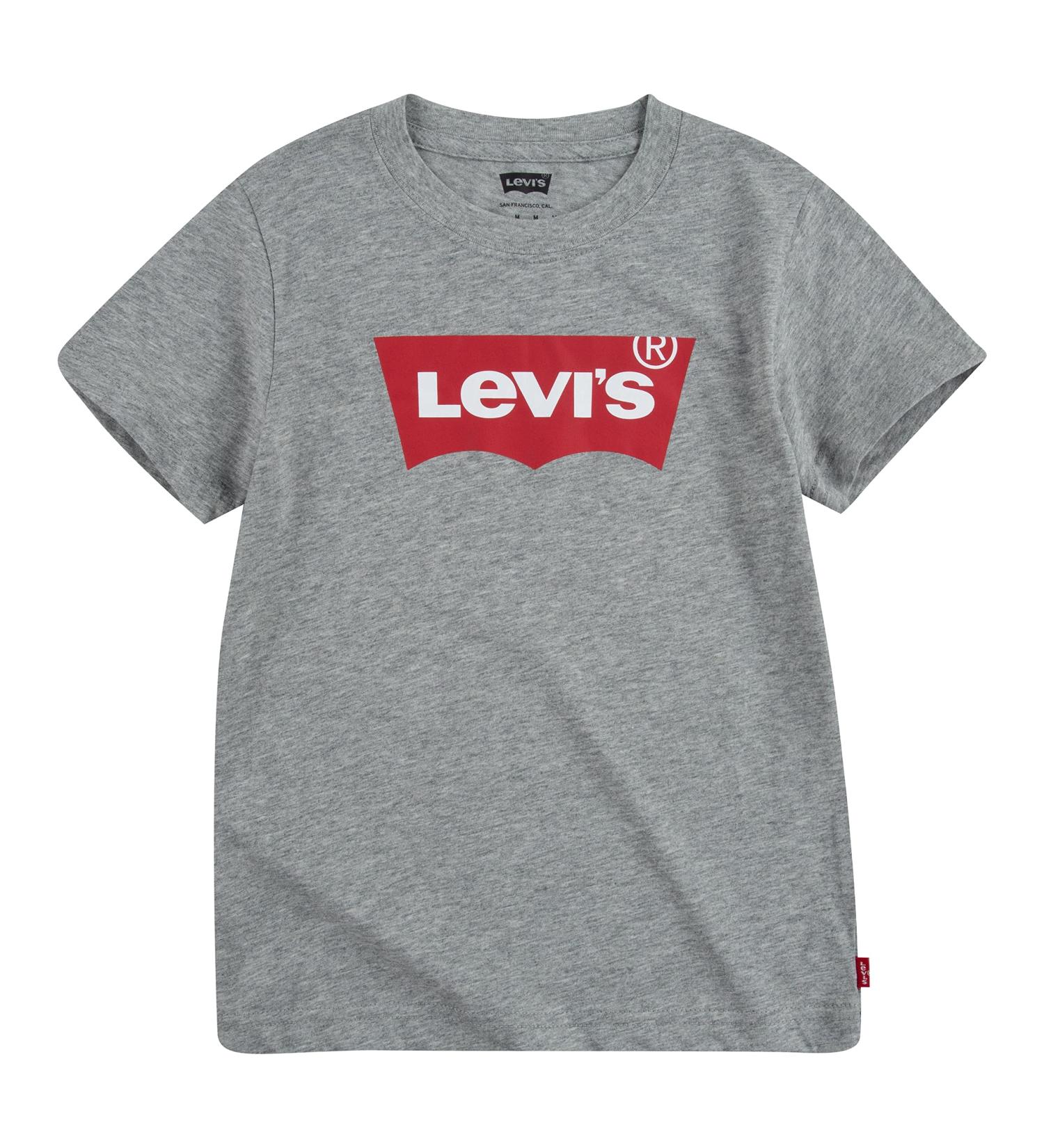 Levi's Kids LVB S/S Batwing Tee Baby Boys 3 Months - Grey Heather - Buy Online on GoSupps.com