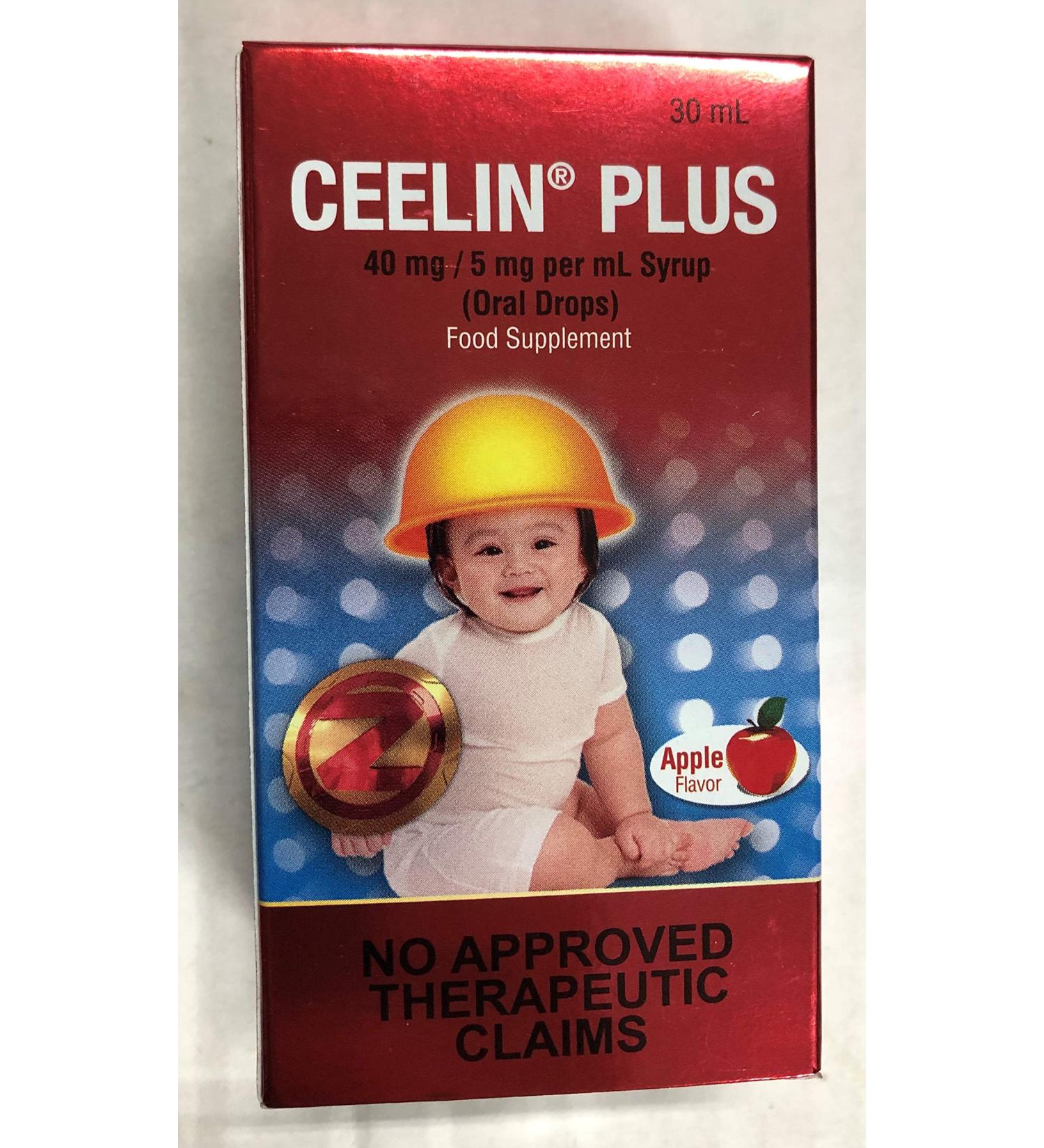 Ceelin Plus Drops 30ml for 0-2 Years Old - Trusted Pediatric Vitamin Supplement - Buy Online on GoSupps.com
