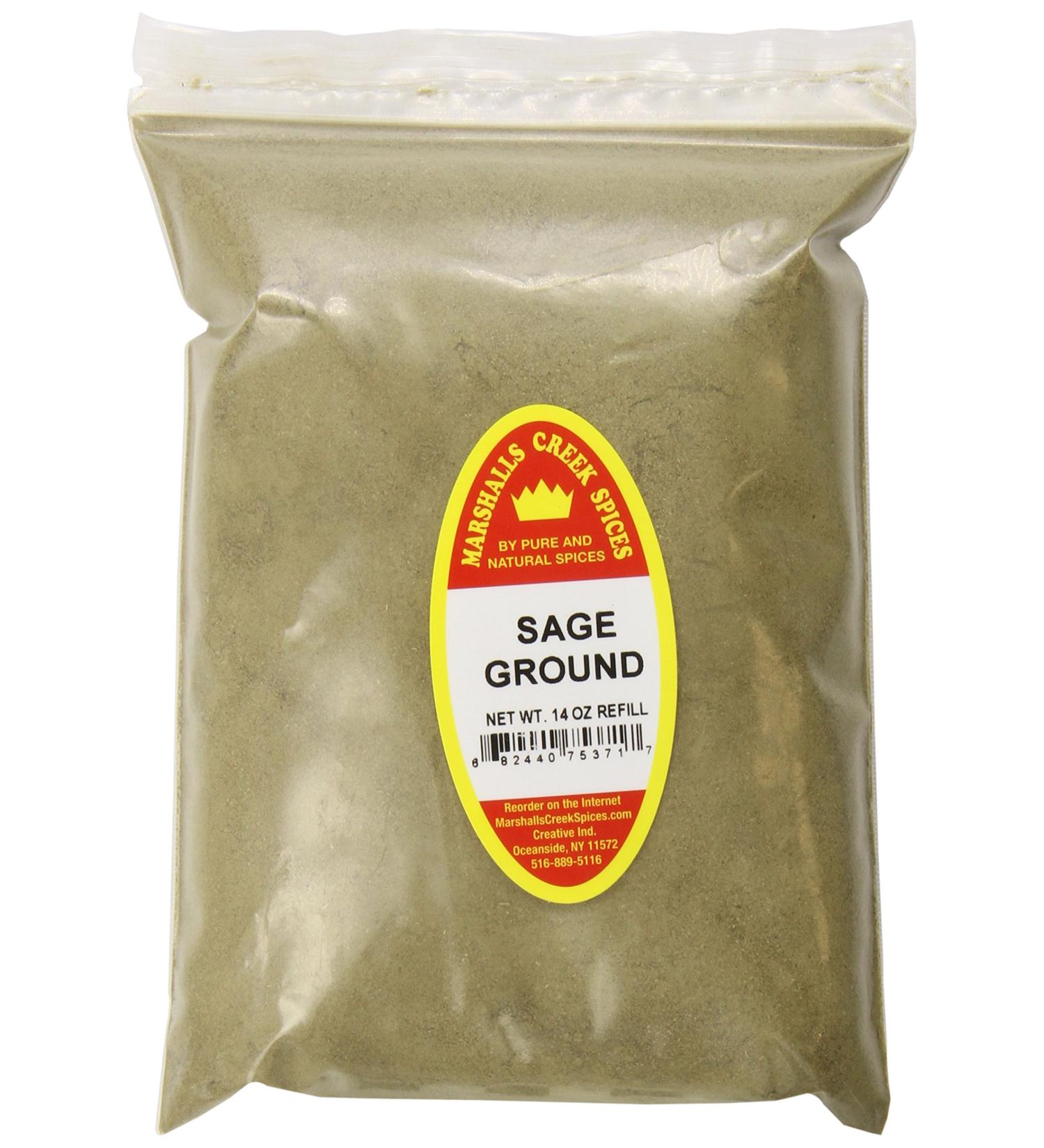 Marshalls Creek Spices X-Large Refill Sage, Ground, 14 Ounce
