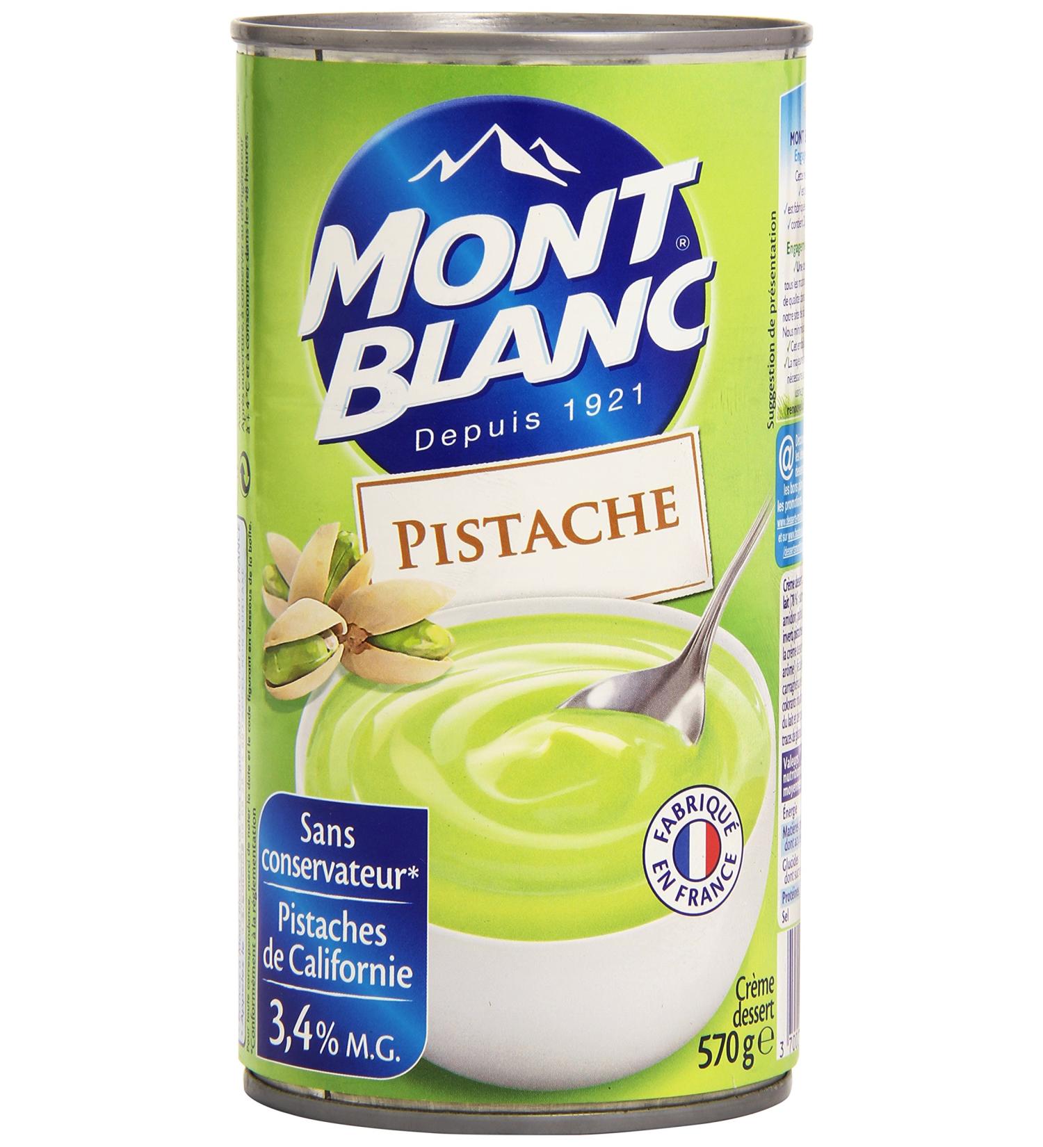 Mont Blanc Pistachio Cream Box 570 g - Pack of 3 - Buy Online on GoSupps.com
