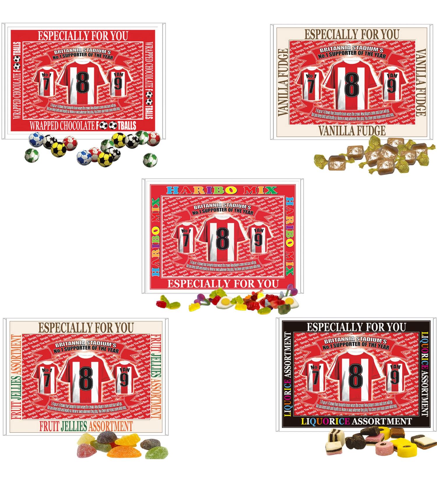 Stoke Football Shirt Gift Boxed Sweets - Buy Online on GoSupps.com