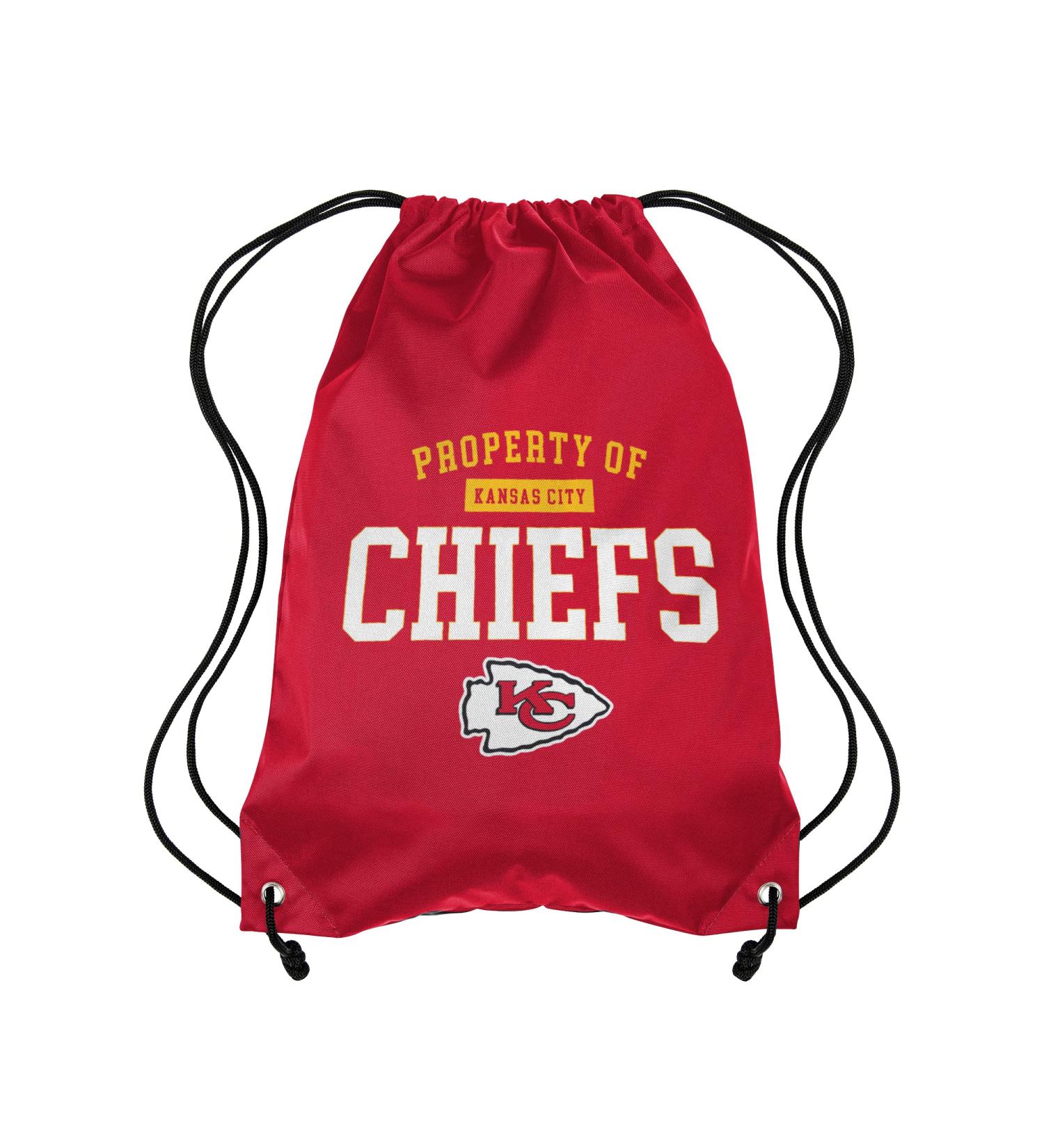 Kansas City Chiefs NFL Property Of Drawstring Backpack