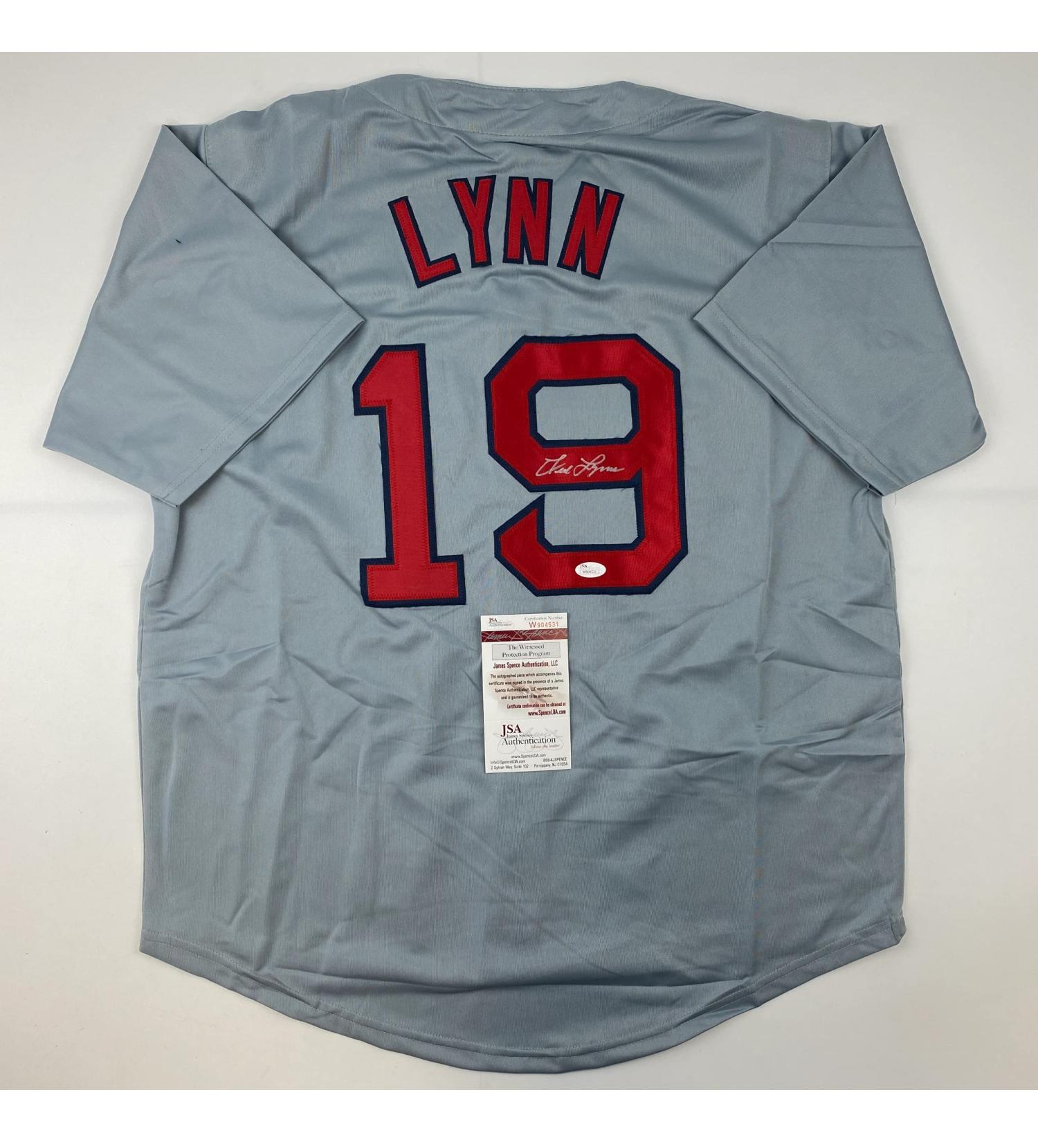 Fred Lynn Boston Red Sox Autographed Grey Baseball Jersey | JSA COA included - Buy Online on GoSupps.com