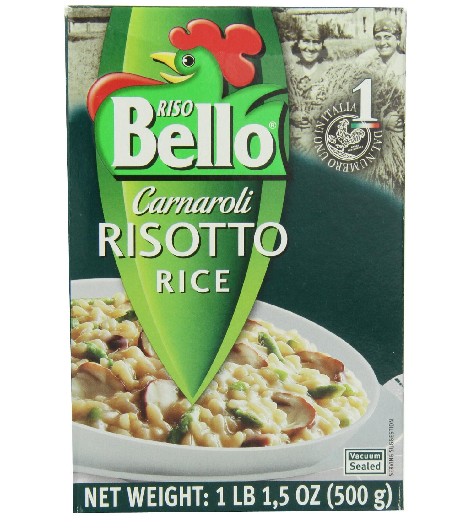 Riso Bello Carnaroli Risotto Rice 17.5oz Boxes - Pack of 6 | Premium Italian Rice - Buy Online on GoSupps.com