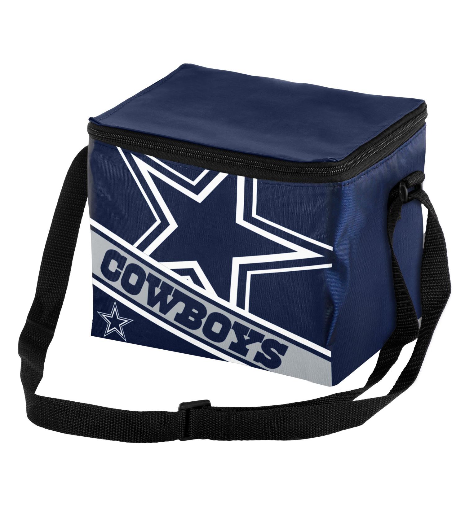 FOCO NFL Big Logo Stripe 6-Pack Cooler Dallas Cowboys
