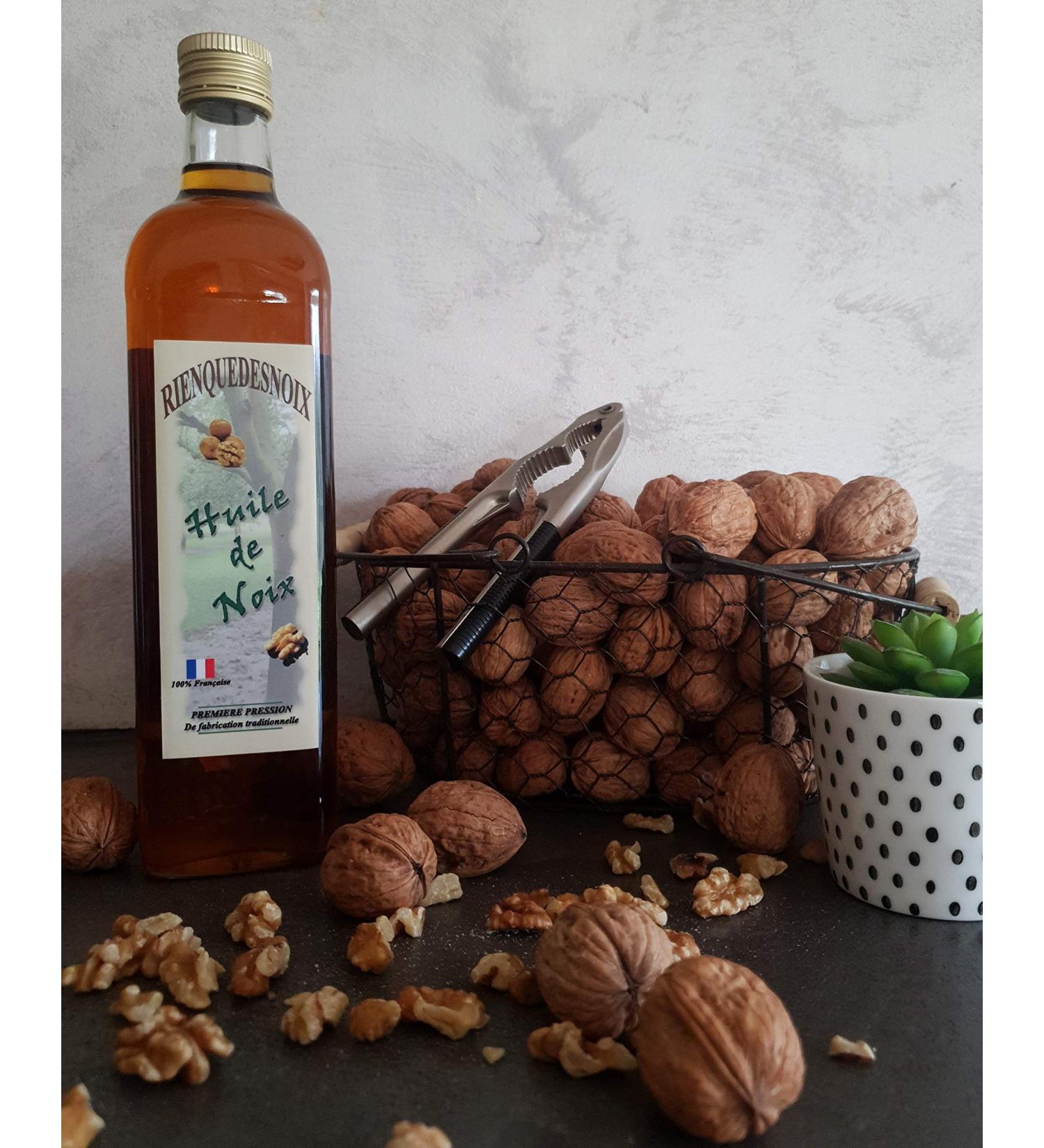 Huile de Noix 75cl - 100% Fran aise - Production artisanale 750 ml (Lot de 1) - Buy Online on GoSupps.com