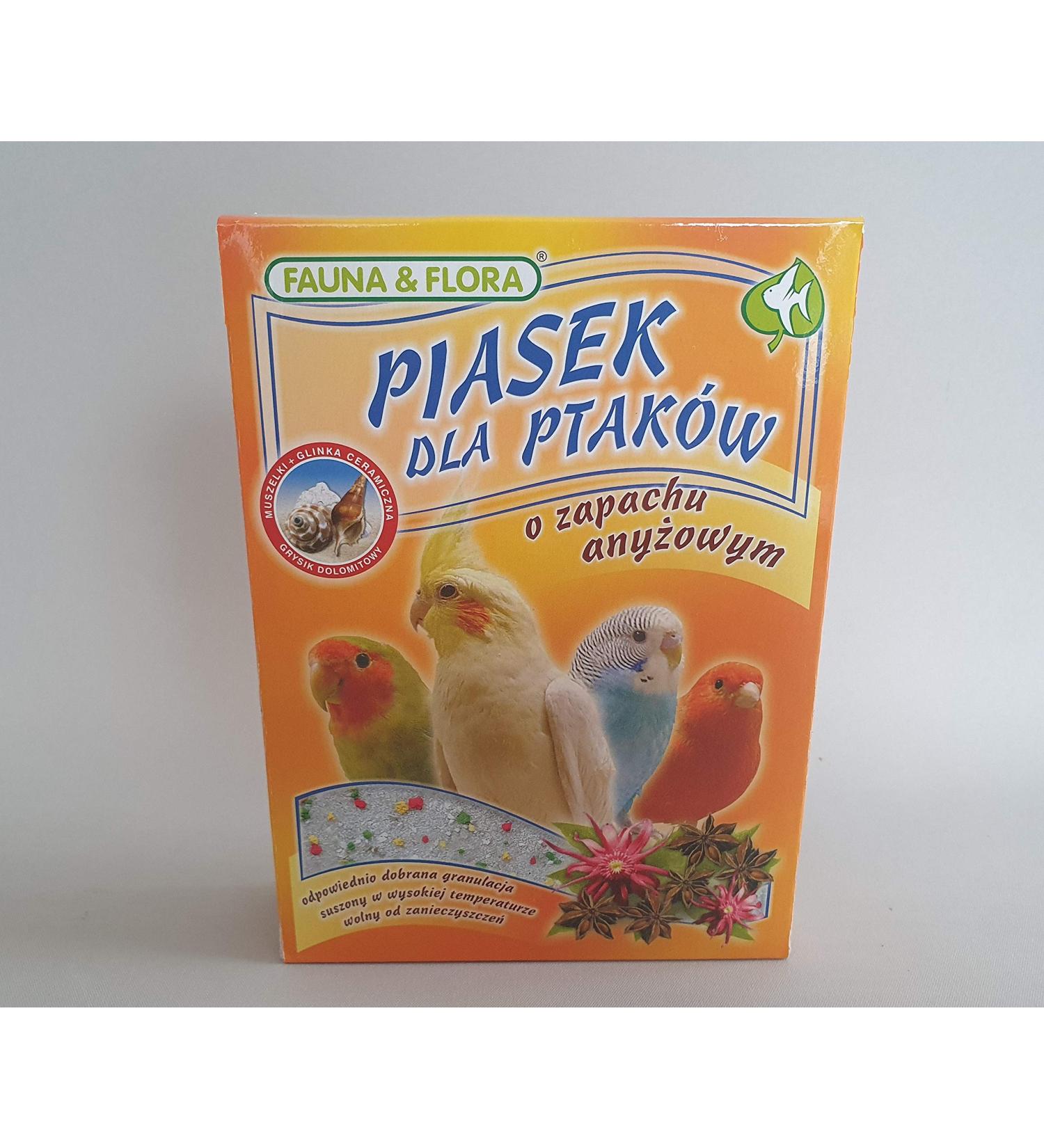 Anisic Bird Sand With Shell Ceramic Clay Dolomite Grit 1 KG Canary Budgie Parrot Health Care