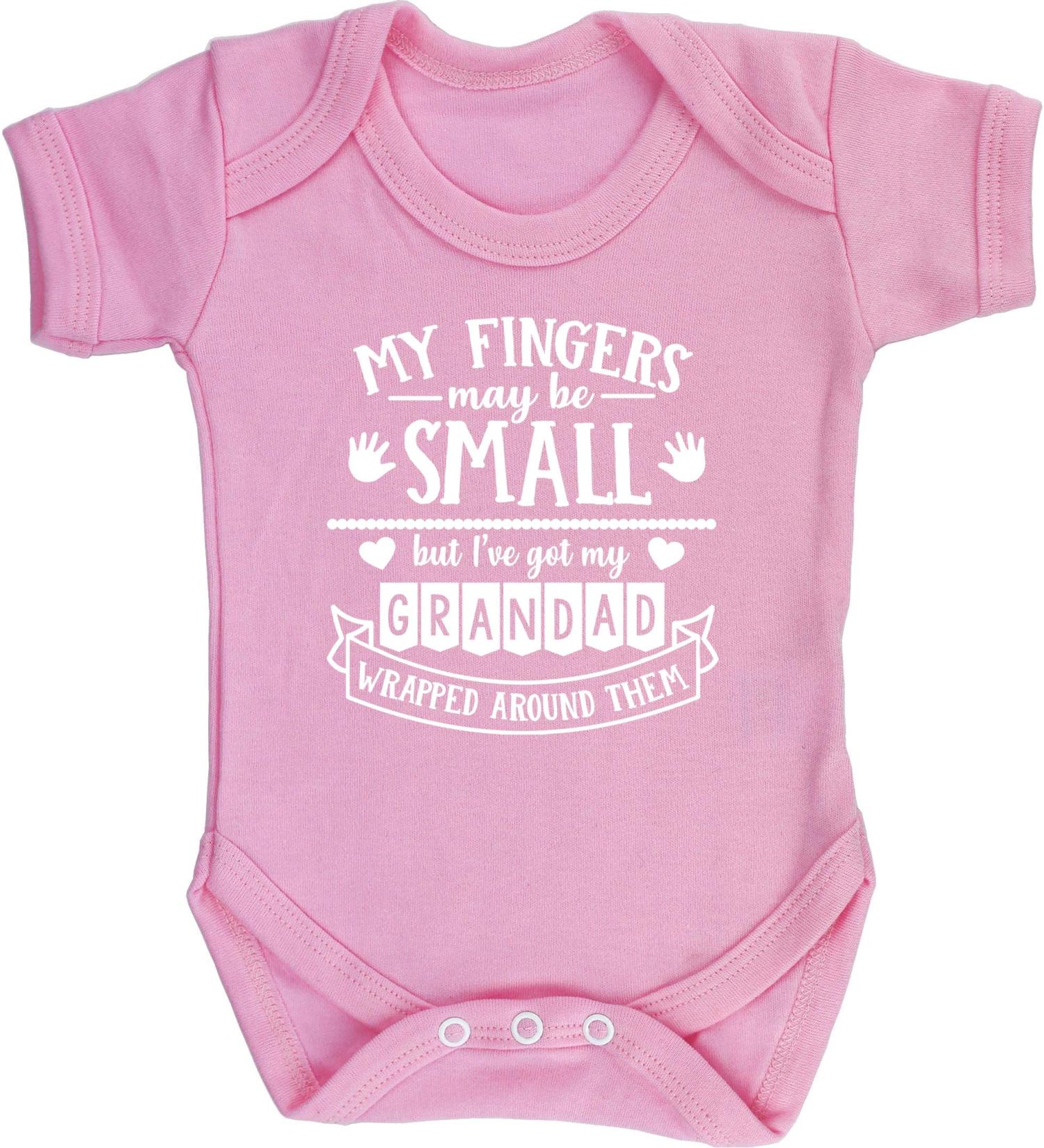 Hippowarehouse Small Fingers, Grandad's Heart Baby Vest Bodysuit (Short Sleeve) - Boys/Girls - Buy Online on GoSupps.com