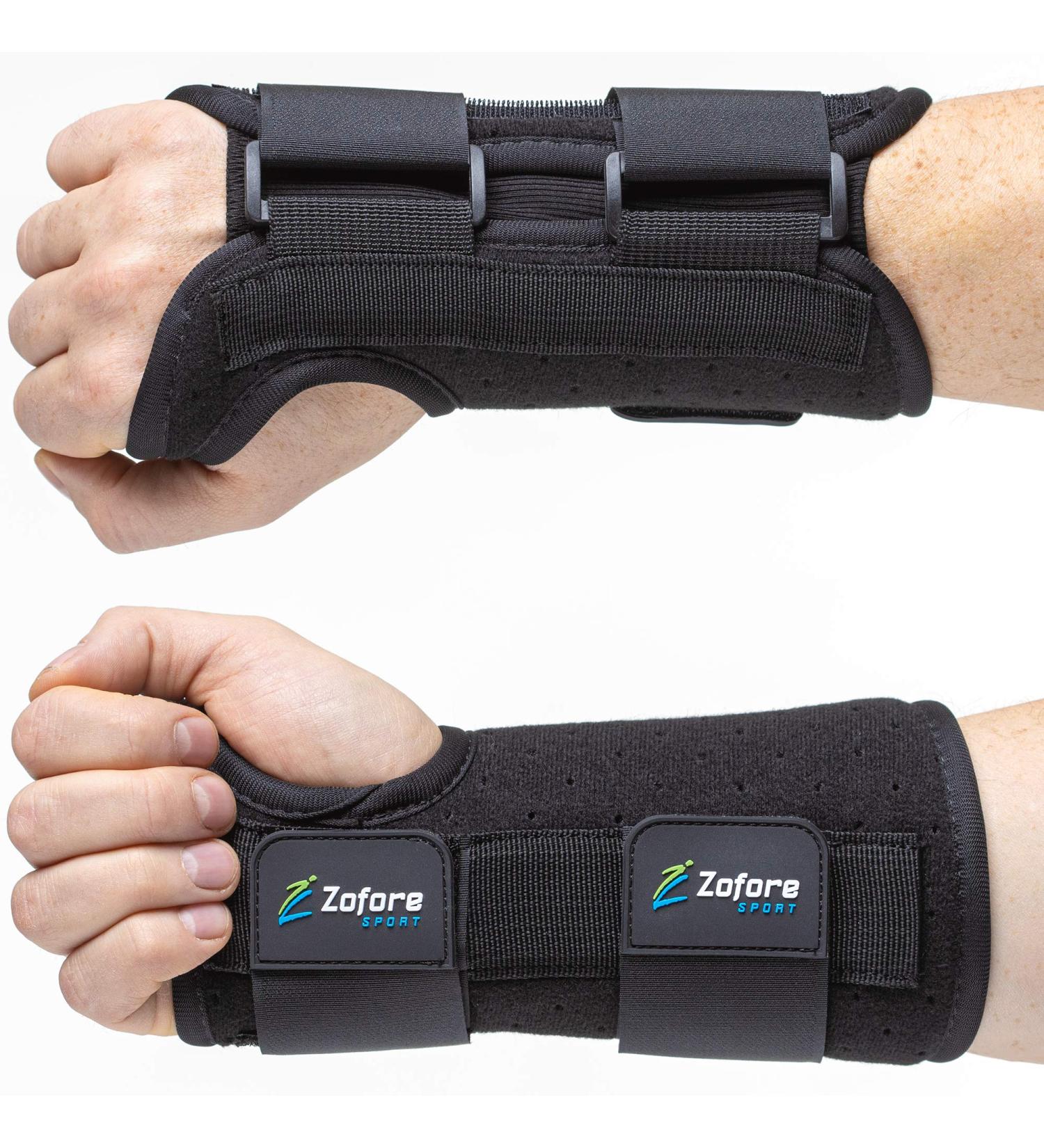 Carpal Tunnel Wrist Brace Support with Metal Splint - Relieves Pain & Supports Recovery - Right Hand, S/M Size - Buy Online on GoSupps.com