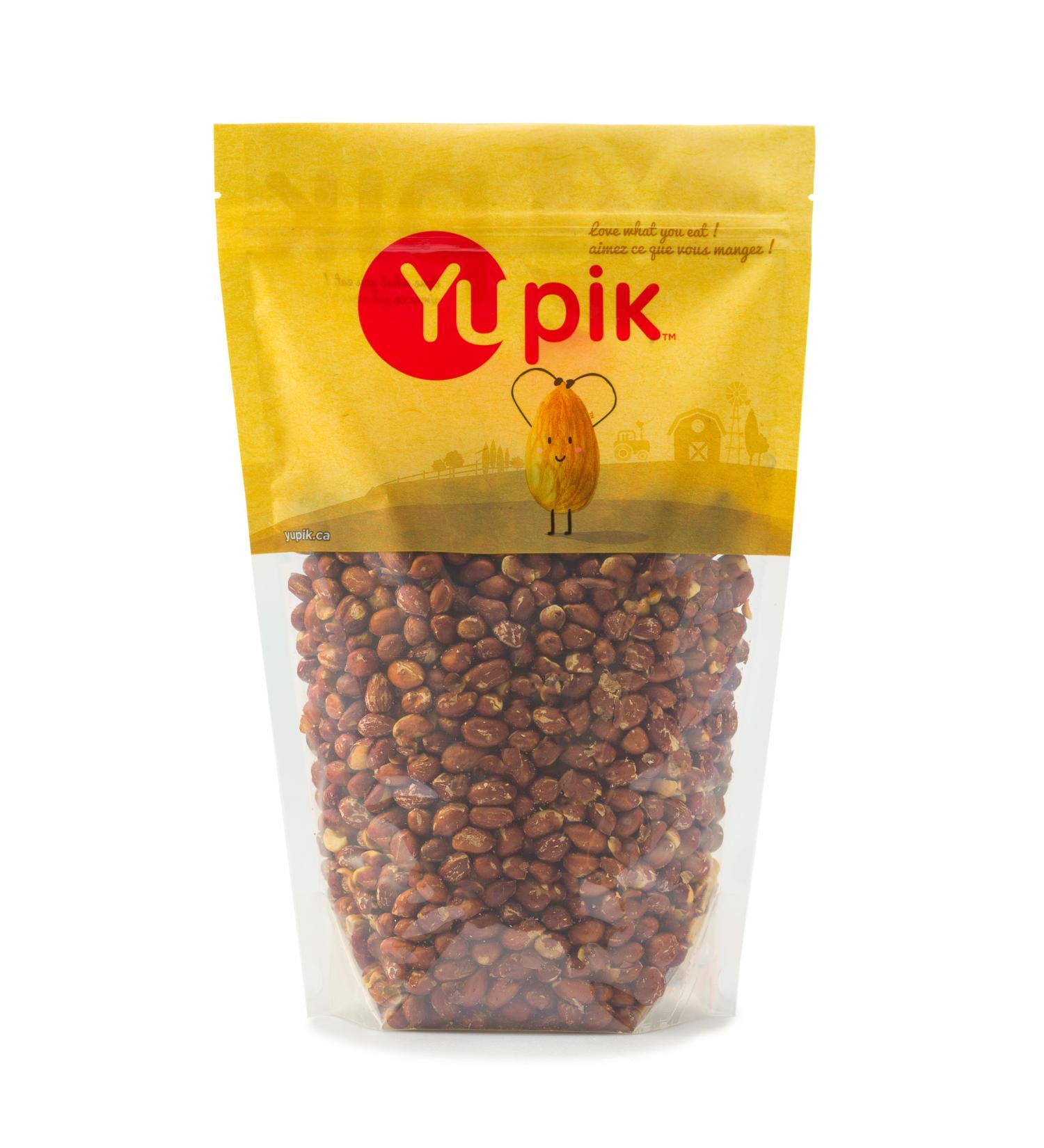 Yupik Roasted Unsalted Red Skin Peanuts 1 kg Kosher Vegan Nuts with Skins No Added Salt Crunchy Peanuts High in Fiber Protein Snacks Healthy Snacks 1 kg (Pack of 1) - Buy Online on GoSupps.com