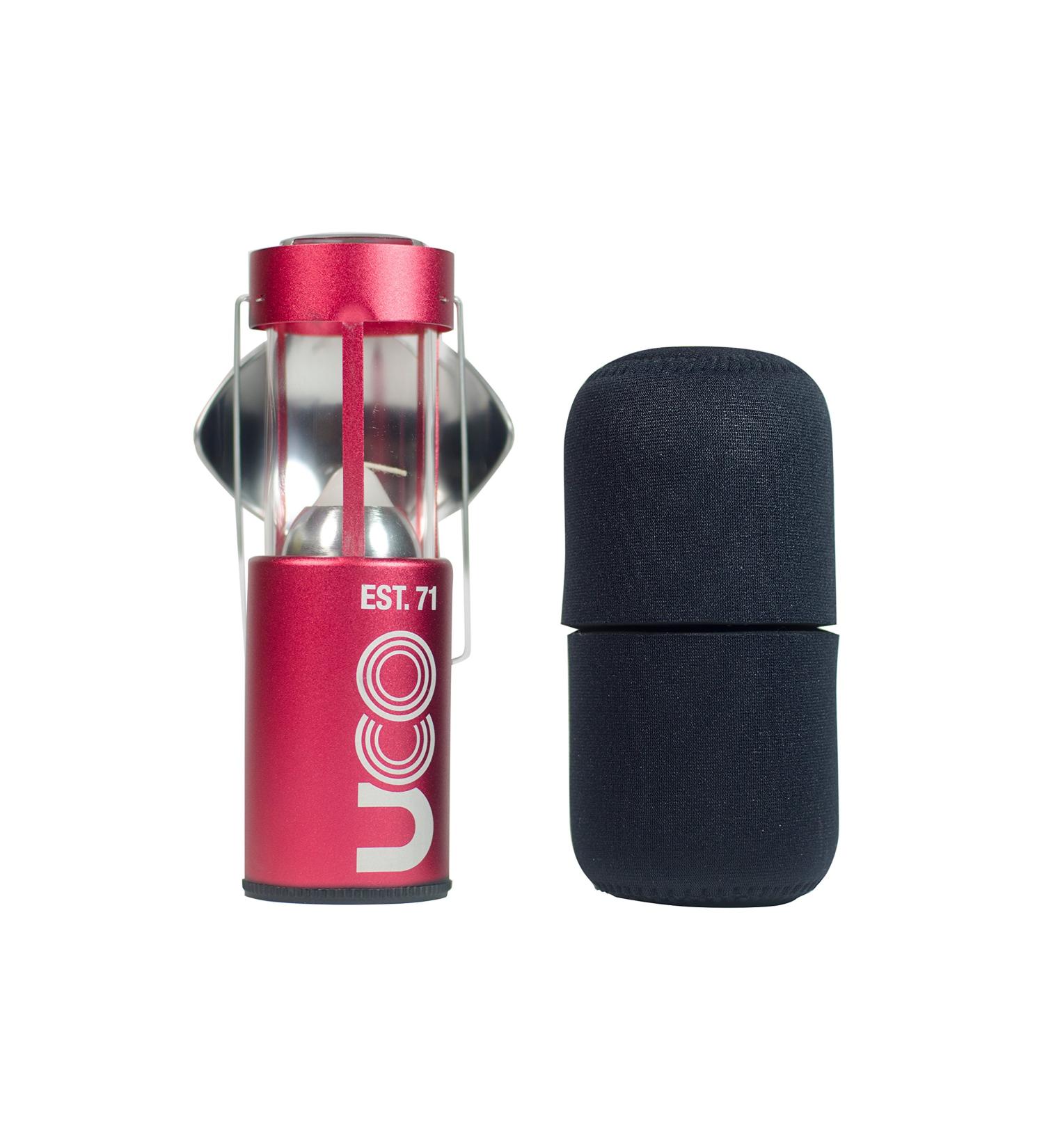 UCO Original Candle Lantern Kit with Cocoon Case and Reflector - Anodized Red - Buy Online on GoSupps.com