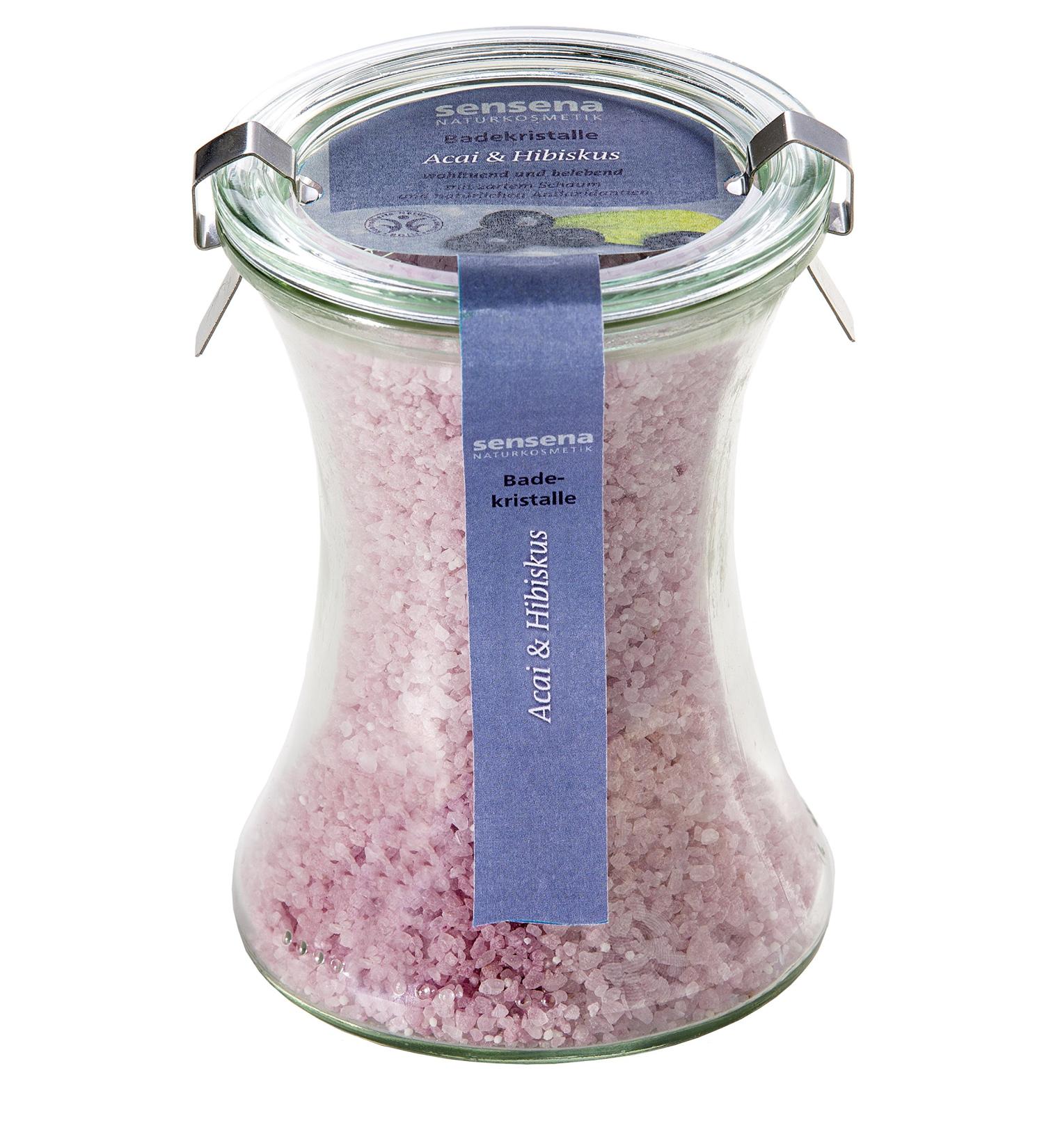 sensena bath crystals "Acai and Hibiscus" 1 pack (1 x 360 g)