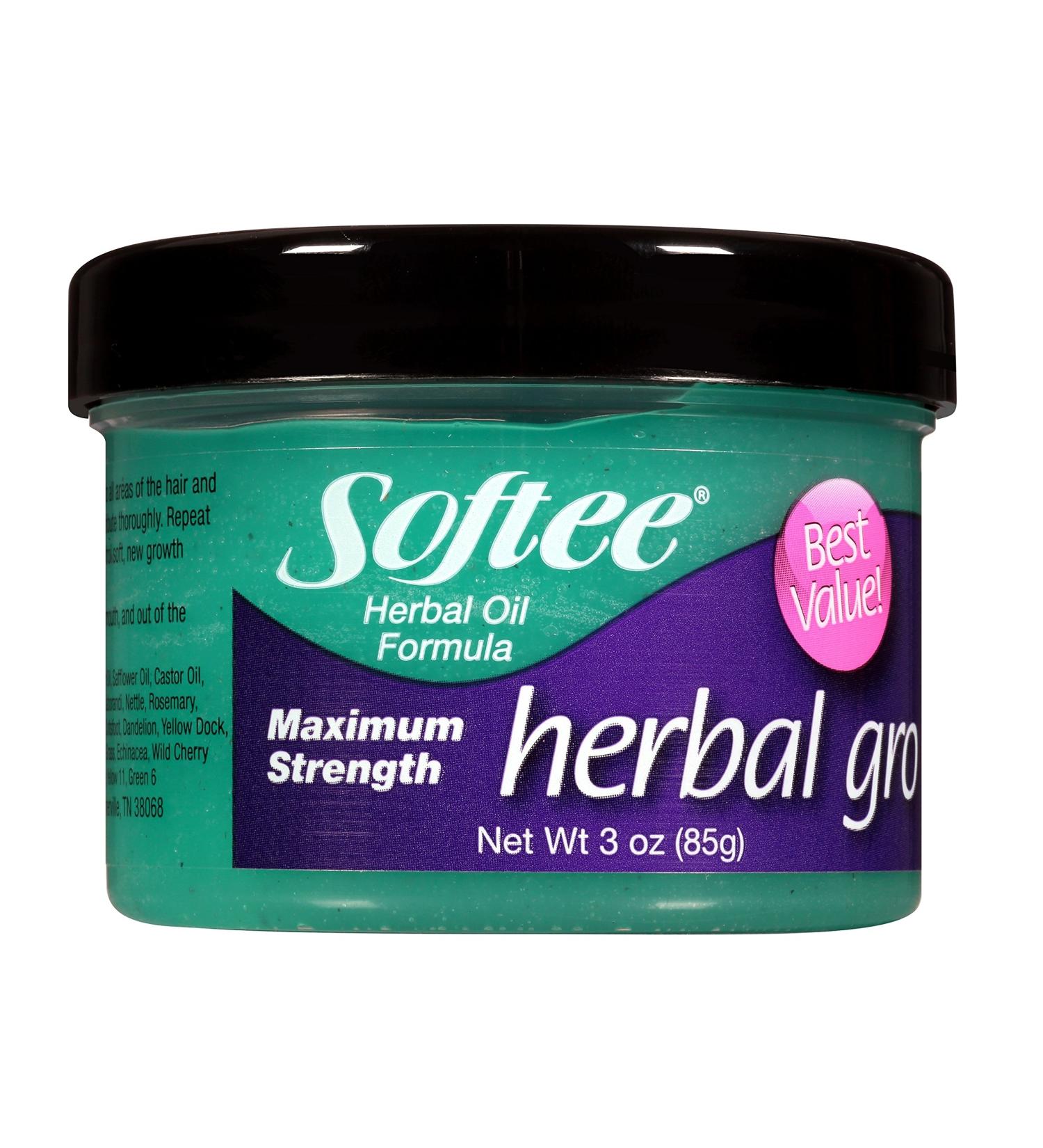 Softee Herbal Gro 3 Oz - Pack of 2 | Premium Herbal Hair Care for Stronger Hair | International Shipping Available - Buy Online on GoSupps.com