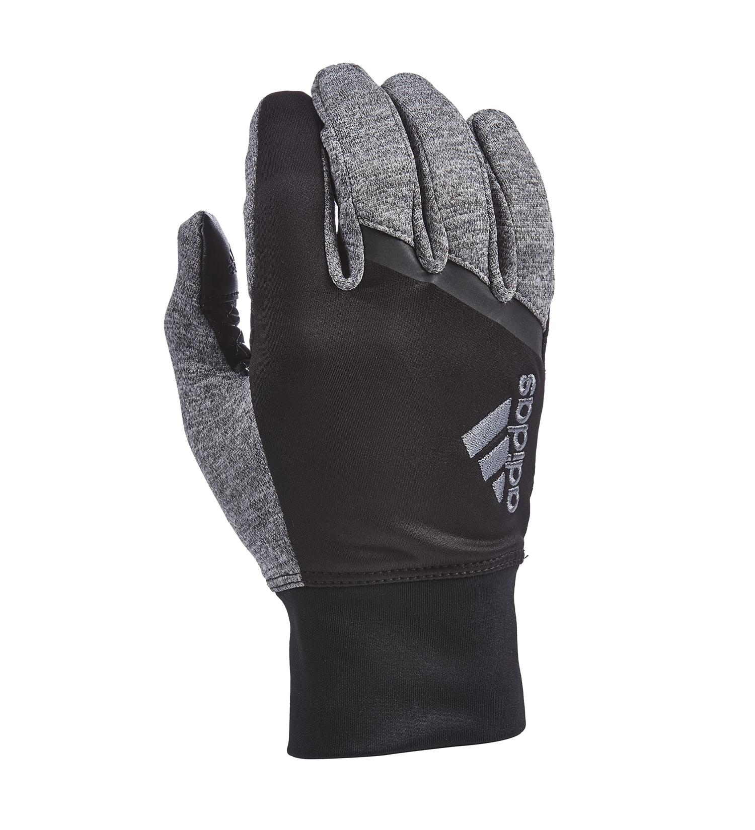adidas Winter Performance GO Glove | Touchscreen Compatible | Multiple Styles | Large/X-Large GO 2.0 (Gray/Black) - Buy Online on GoSupps.com