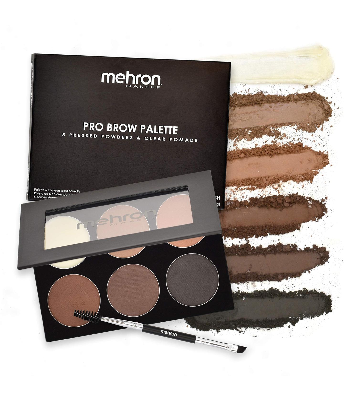 Mehron Pro Brow Palette: Pressed Powders and Pomade for Perfect Brows - Buy Online on GoSupps.com