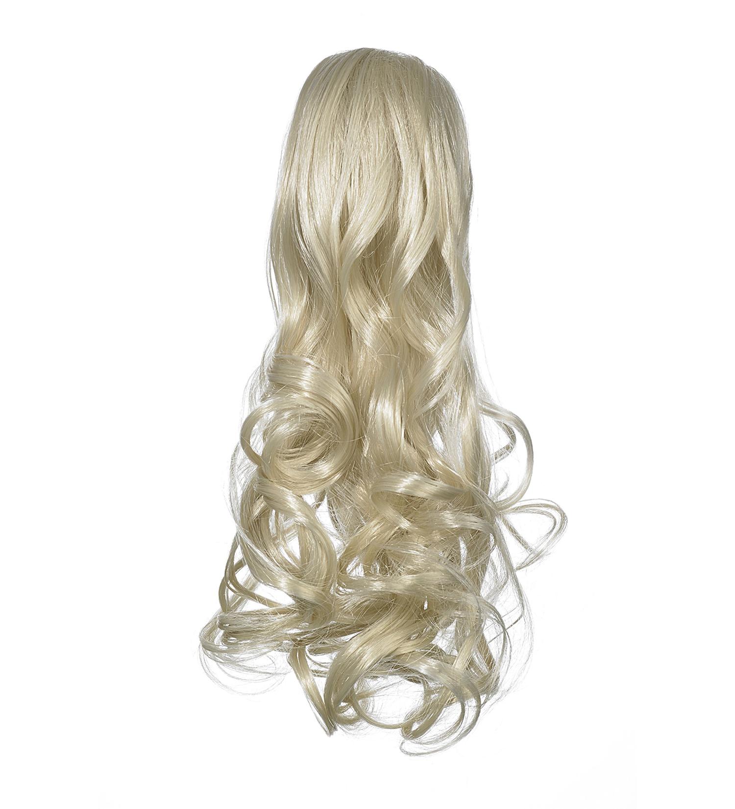 Love Hair Extensions Synthetic Ponytail Gushy Bird 40.5 cm - 24 Sunlight Blonde Alligator Clip - International Shipping Available - Buy Online on GoSupps.com