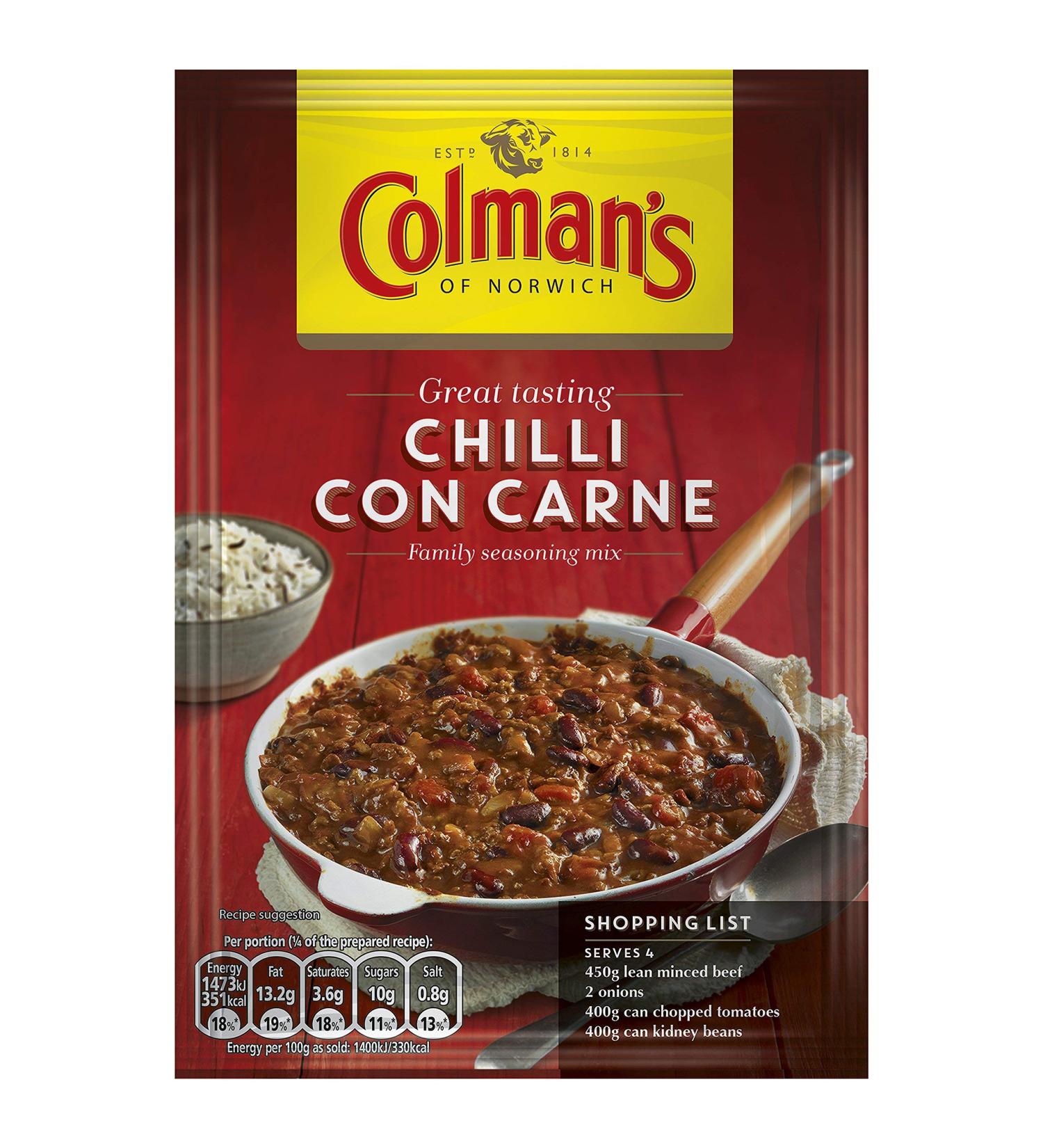 Colmans Chilli Con Carne Mix