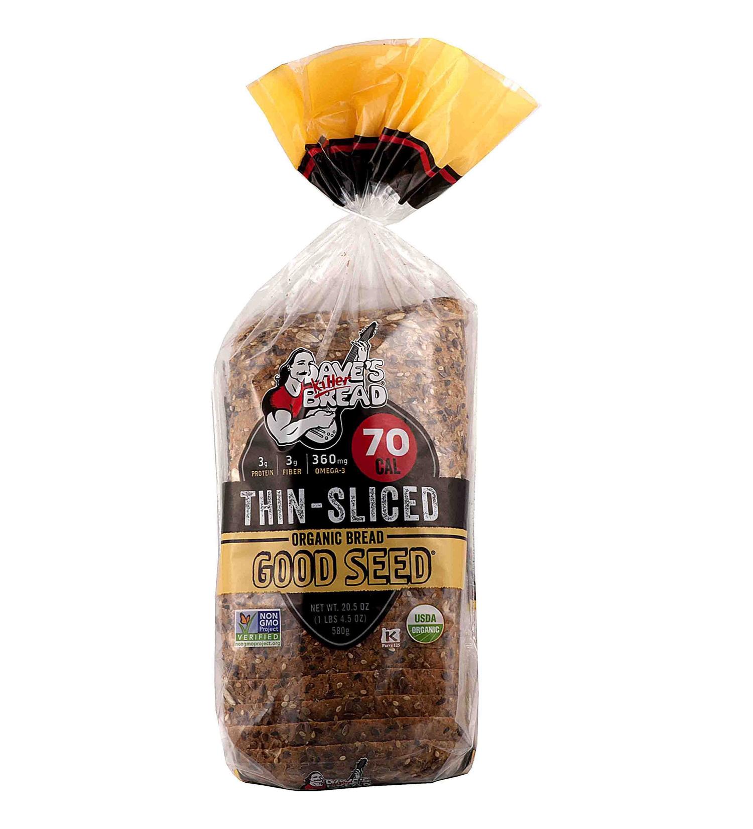 Dave's Killer Bread Organic Good Seed Thin-Sliced Loaves 1.28lb - Pack of 2 - Buy Online on GoSupps.com
