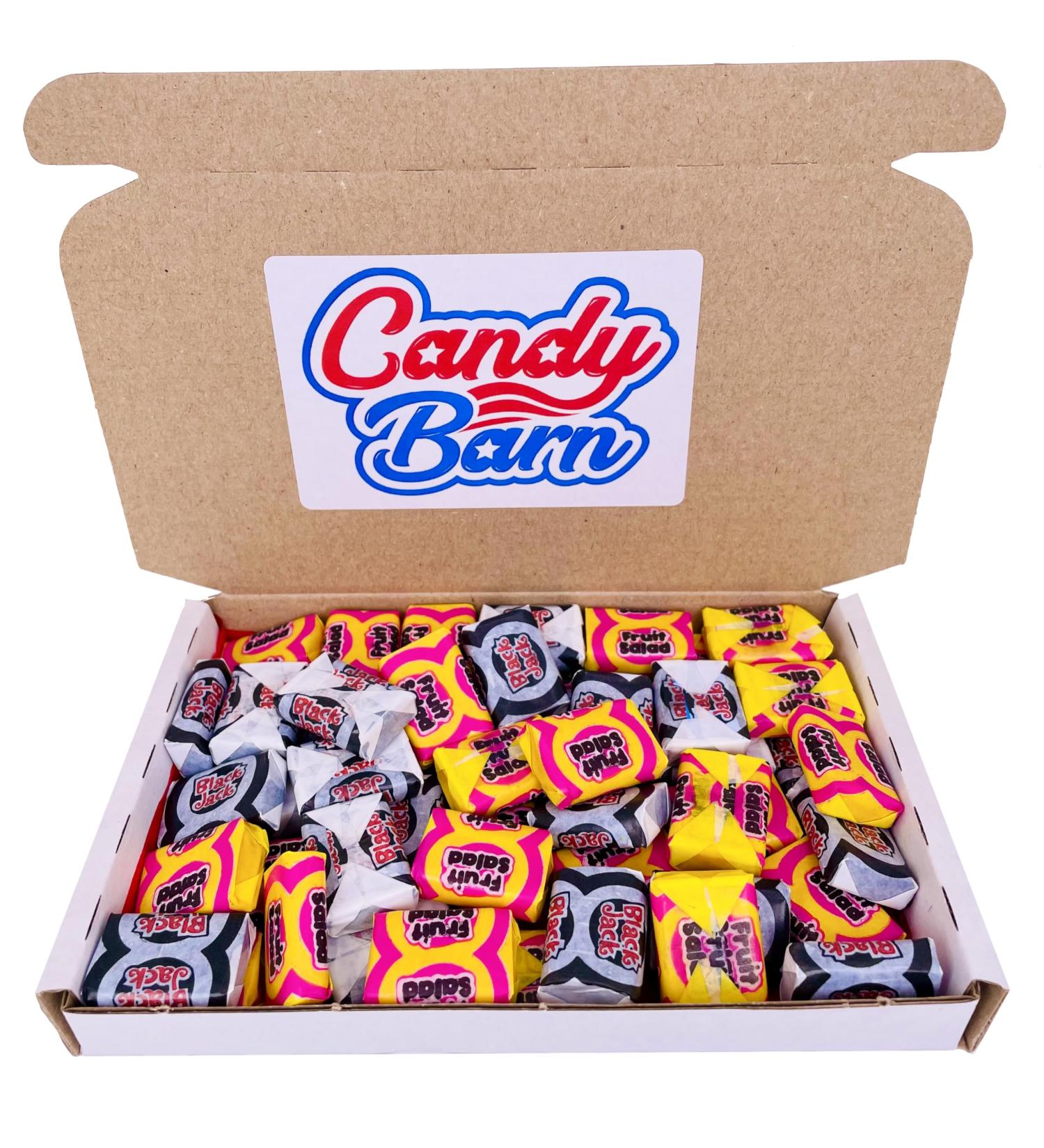 Fruit Salad and Black Jacks Sweets Chews 250g Gift Box Hamper Candy Selection - Buy Online on GoSupps.com
