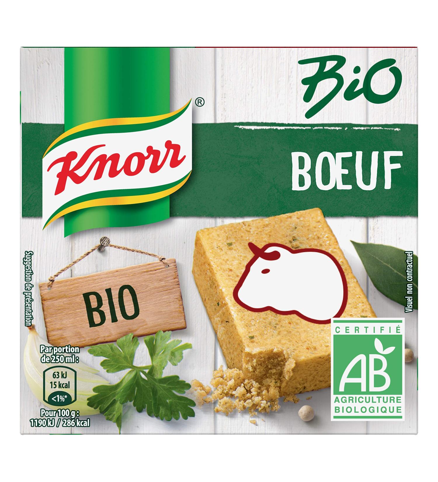 Knorr Bio Bouillon Cubes Beef Flavor 6 Cubes 60 g - Buy Online on GoSupps.com