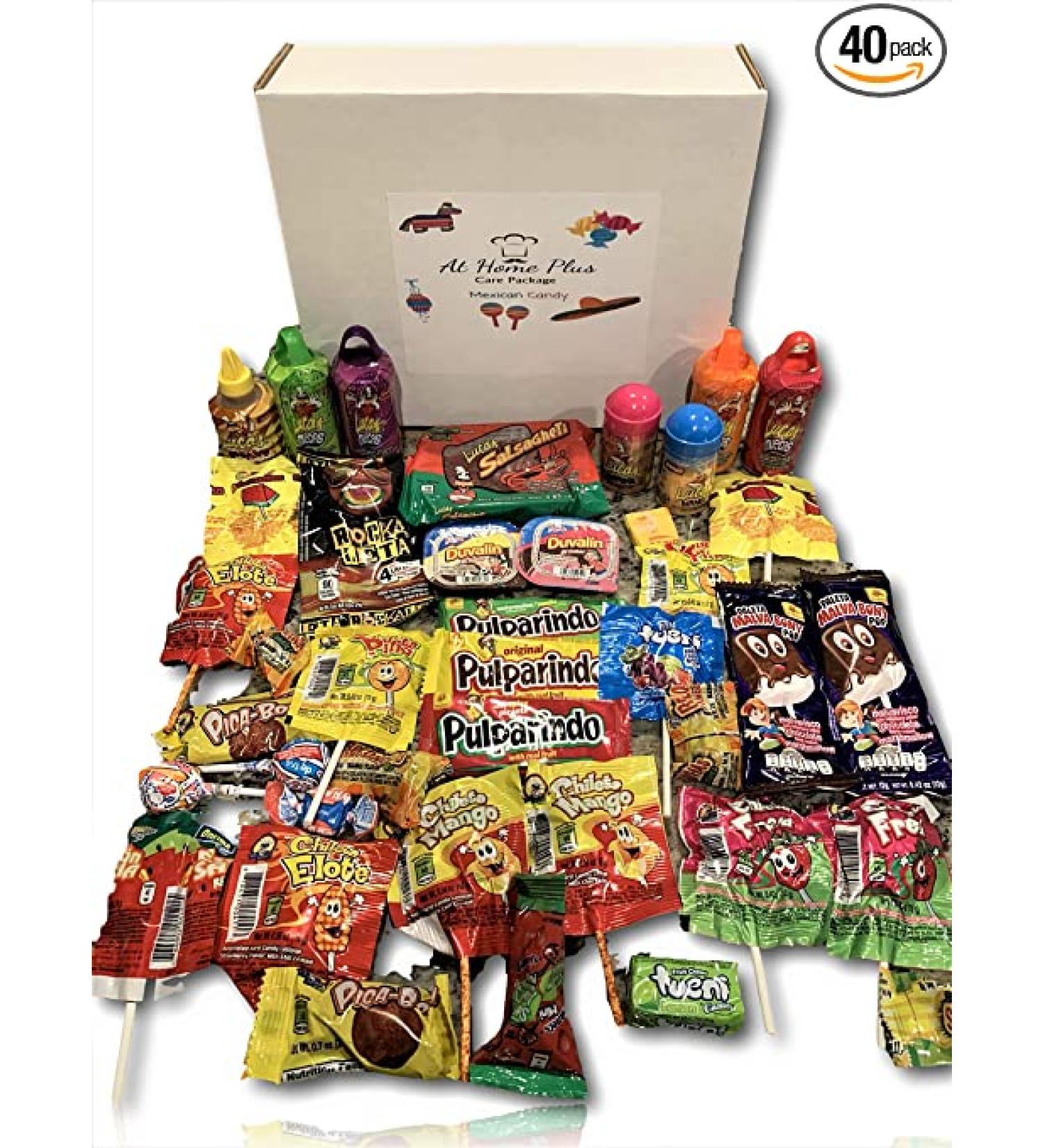 Mexican Candy Variety Pack (40 Count) - Perfect Gift for College, Military & Office | AtHomePlus - Buy Online on GoSupps.com