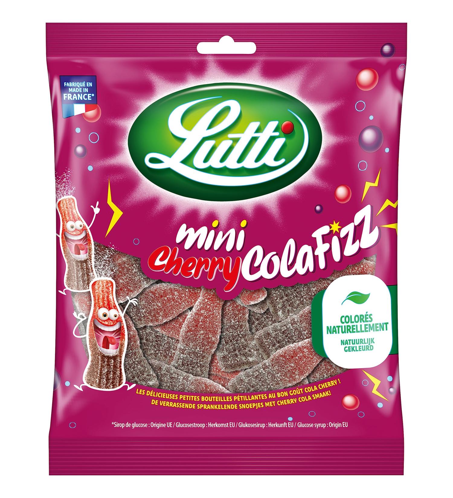 Lutti Mini Cherry Cola Fizz 100 g Cherry Cola 100 g