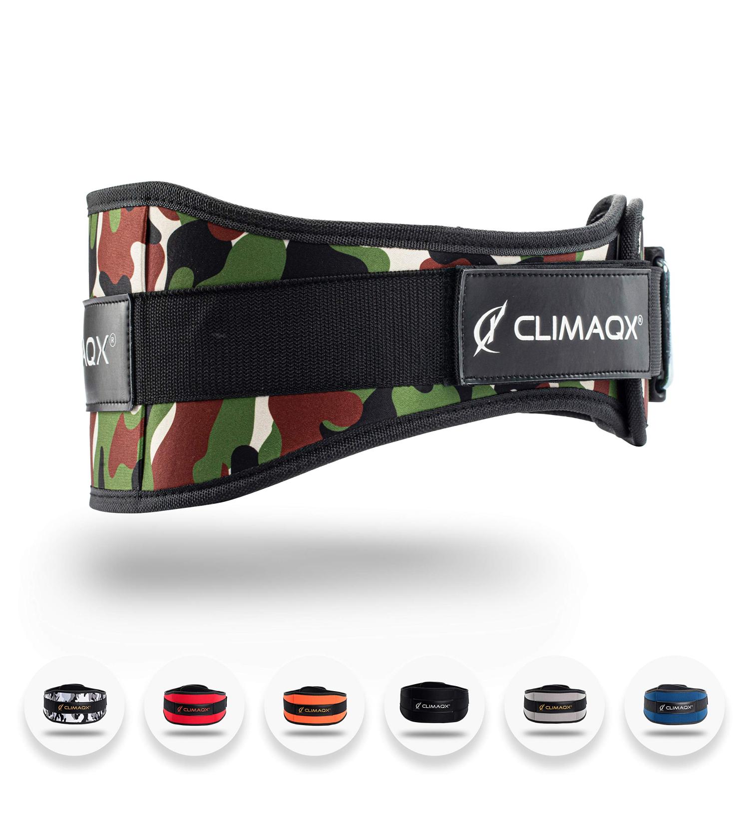 Climaqx Professional Weight Lifting Belt | Extra Strong Hold & Protection for Gym Fitness Bodybuilding & Weightlifting - Buy Online on GoSupps.com