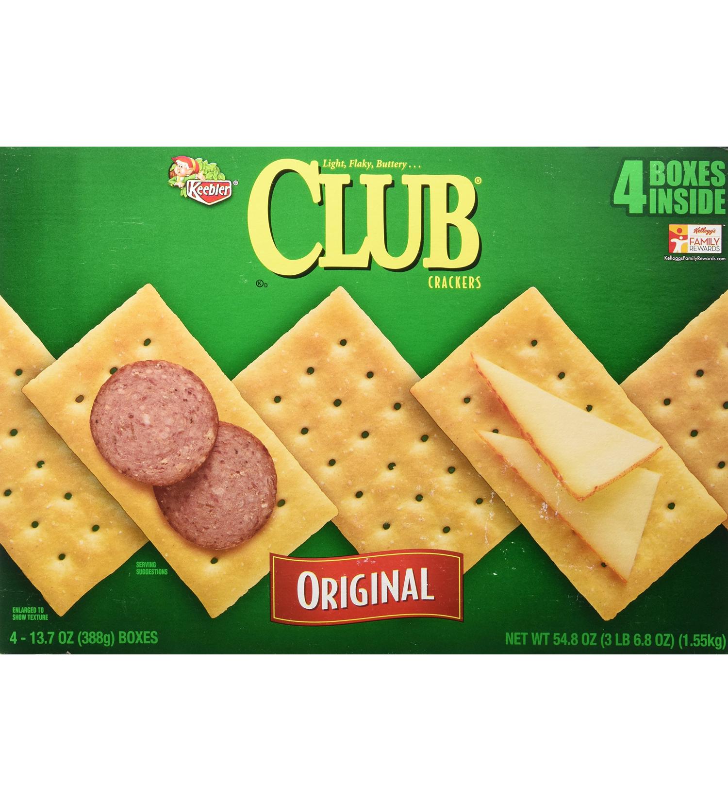 Keebler Original Club Crackers - 4 Pack, 13.7 oz. Boxes - Buy Online on GoSupps.com
