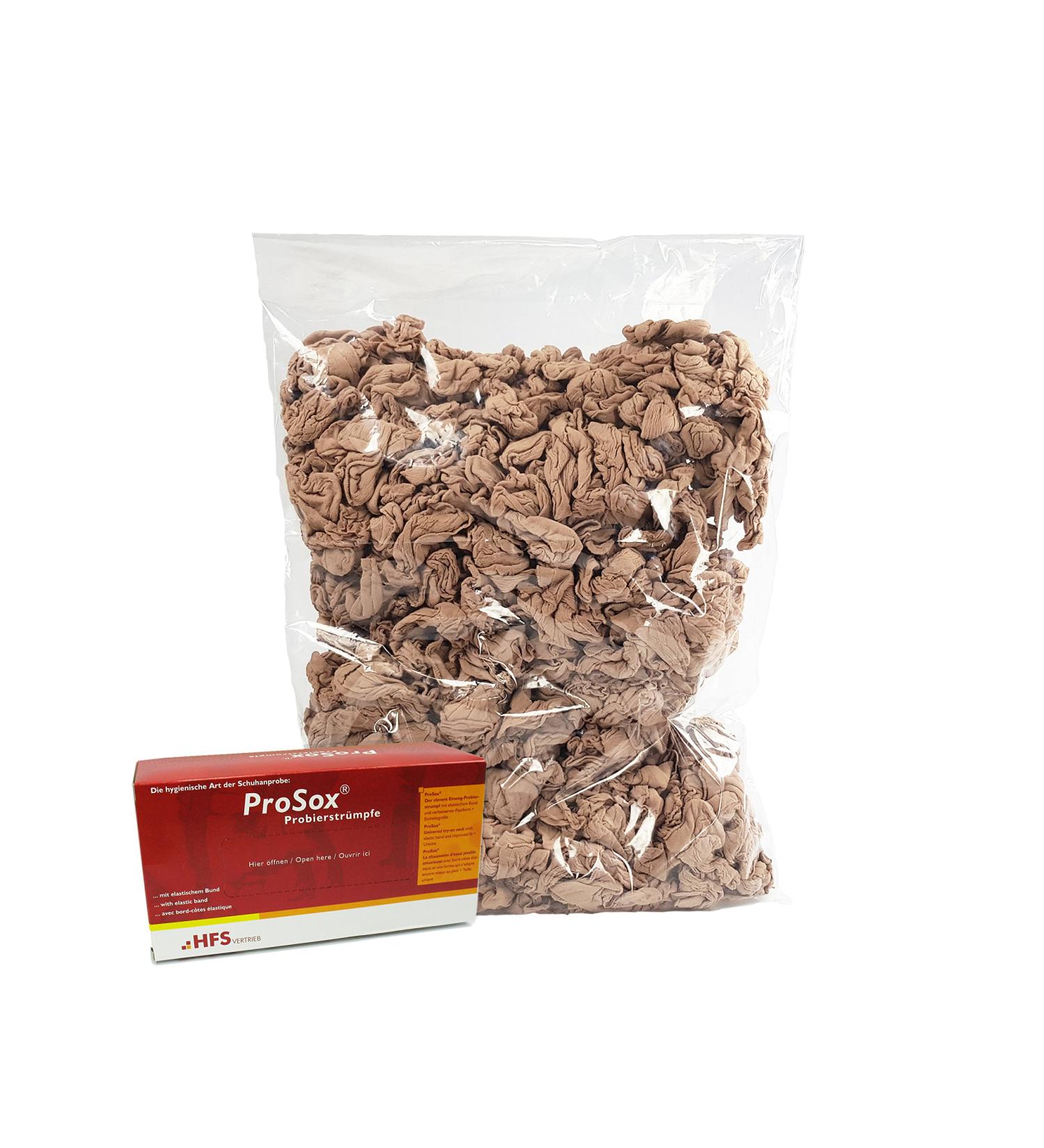 Vlotho Plastic Technology - Original Prosox Trial Stockings Refill Bags 10den Skin Color 500 Pieces + Free Donor Box - International Shipping Available - Buy Online on GoSupps.com