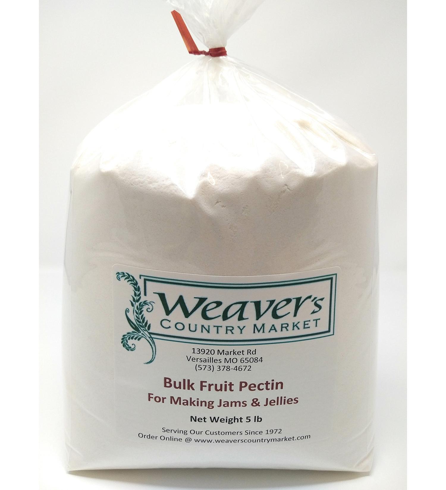 Weavers Country Market Bulk Fruit Pectin Mix for Jams & Jellies - 5 lb. Plastic Bag - Buy Online on GoSupps.com