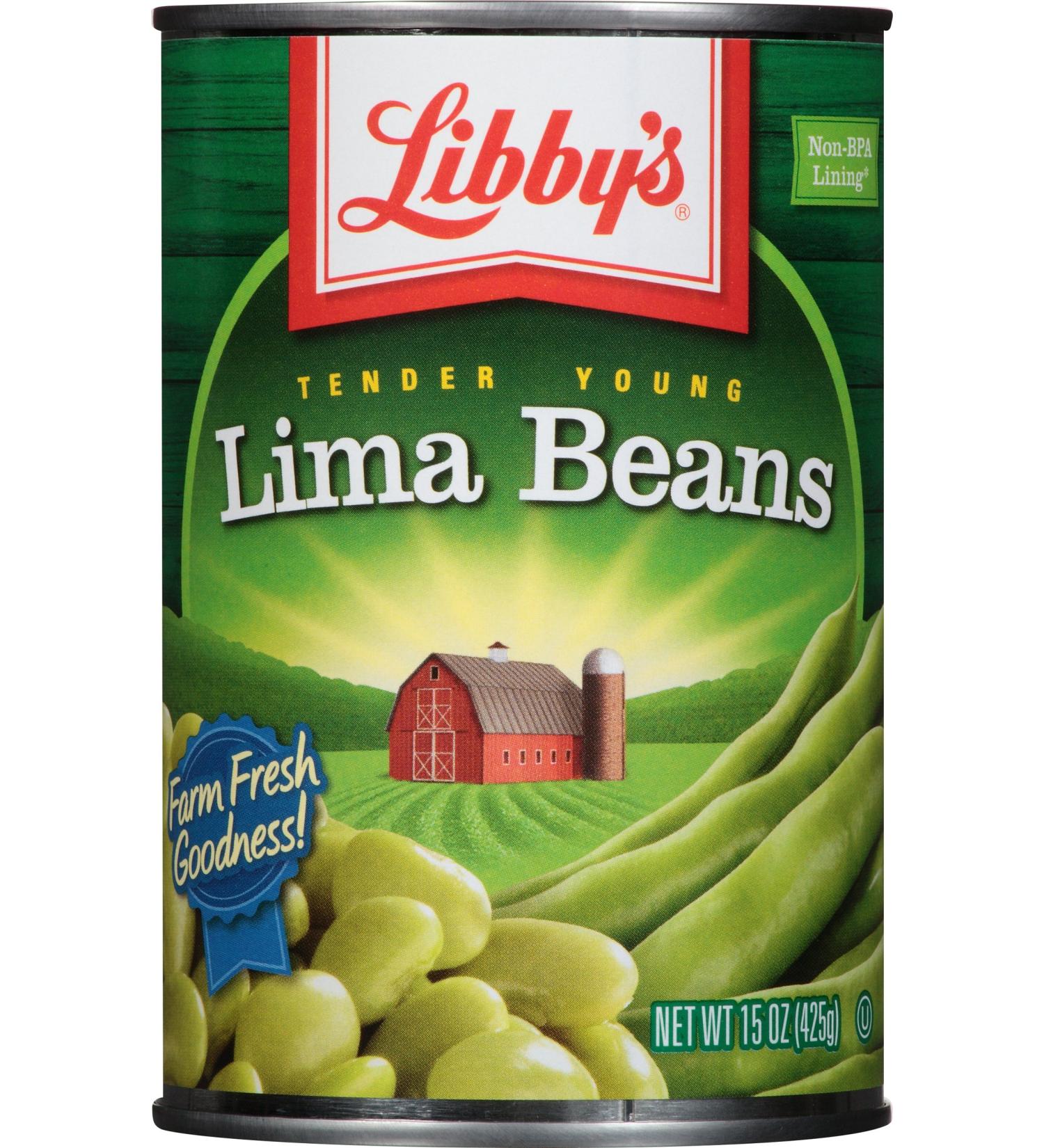 Libby's Lima Beans 15 oz (Pack of 12) - Premium Quality, Convenient Bulk Pack - Buy Online on GoSupps.com