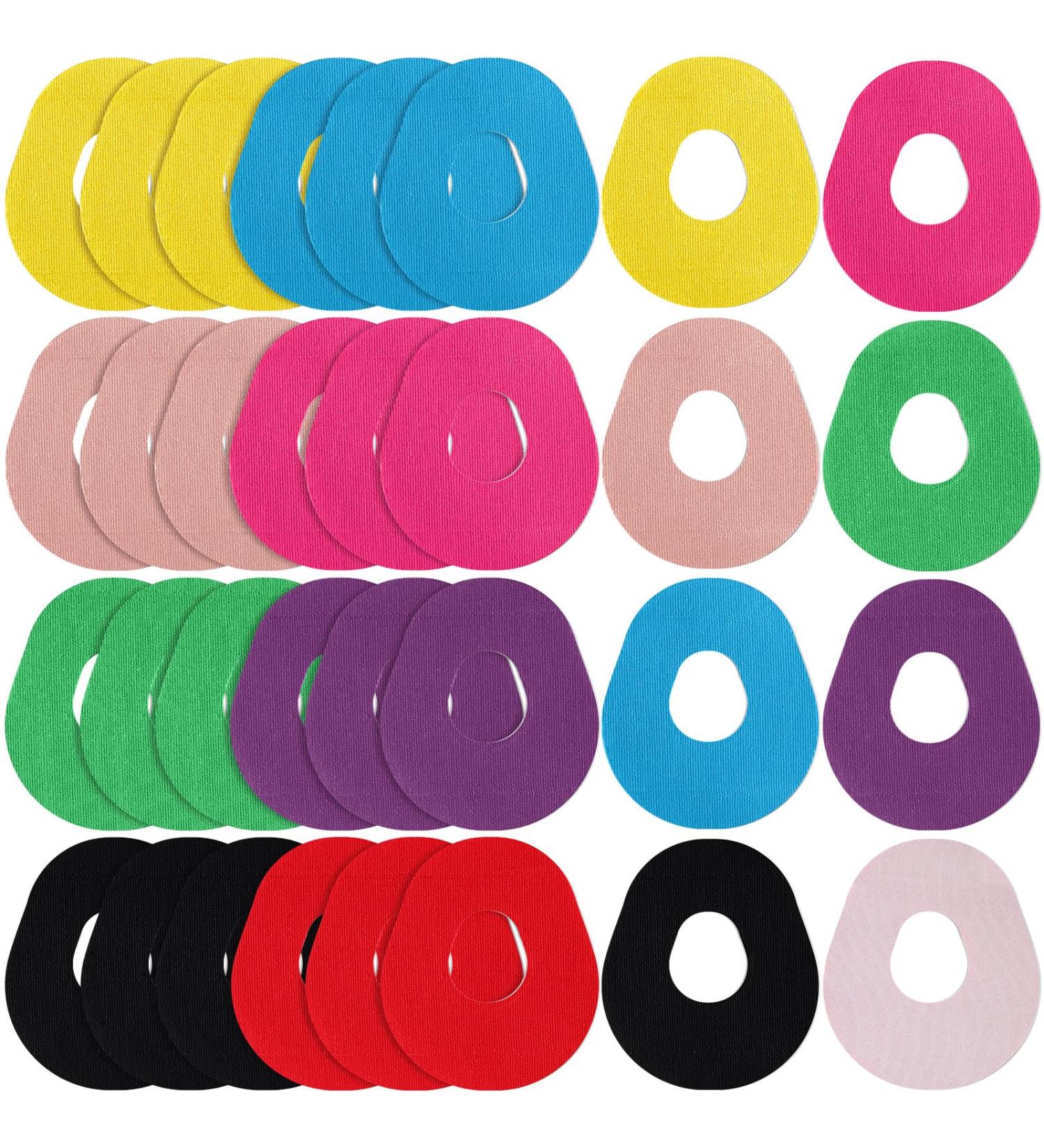 TrelaCo 24 Pcs G7 Adhesive Patches - Waterproof & Breathable Sensor Covers for Glucose Monitors | Multicolor | International Shipping - Buy Online on GoSupps.com