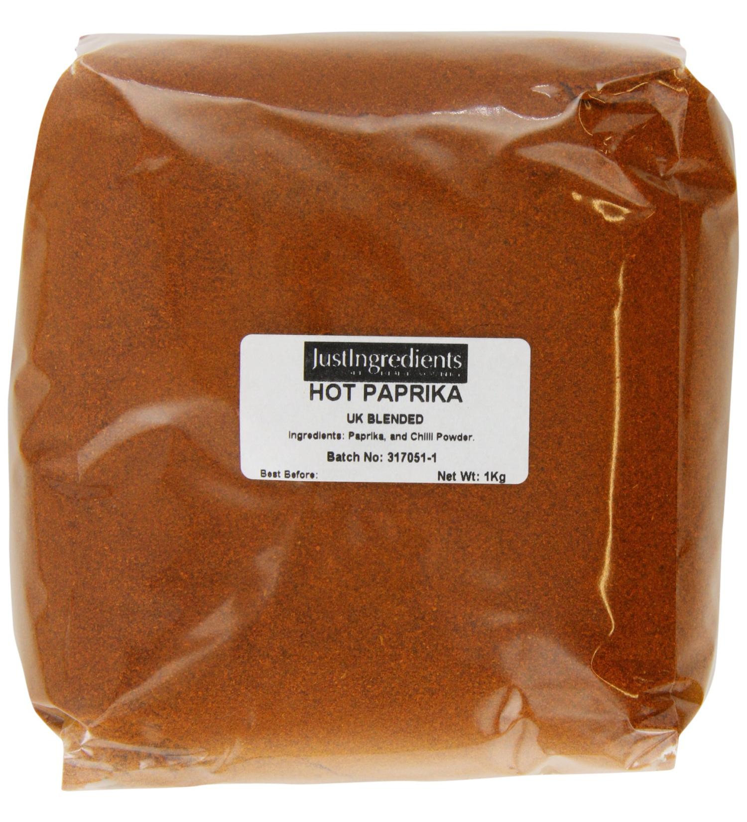 JustIngredients Essential Paprika Strong 1kg - Pack of 2 - Buy Online on GoSupps.com