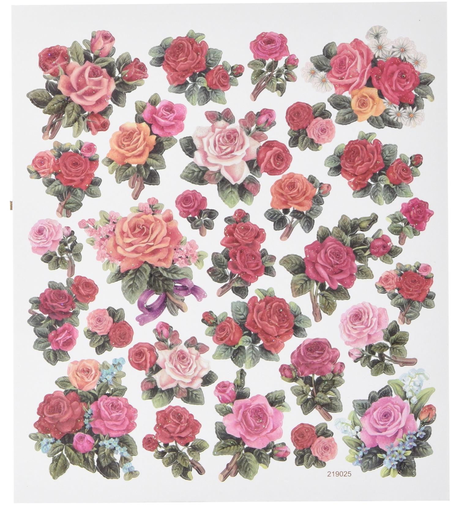 Tattoo King Classic Roses Sticker Set - Multicolored SK129MC-4911 - Buy Online on GoSupps.com