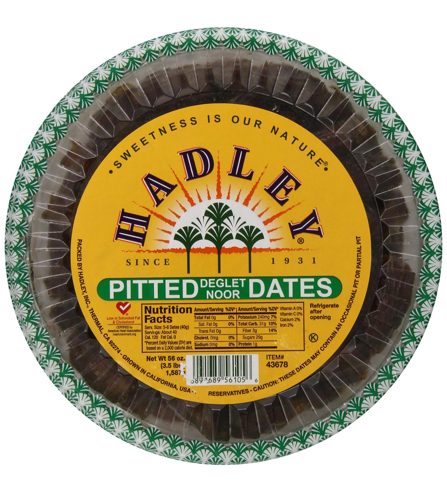 Hadley Date Gardens Pitted Dates 3.5 lbs Deglet Noor