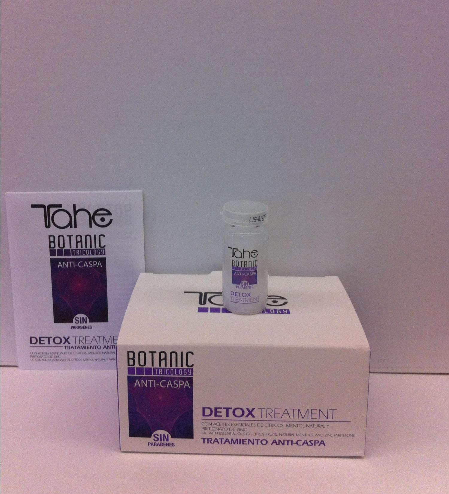 Botanic Tricology Detox Anti-dandruff Treatment with Essential Oils of Citrus Fruits Natural Menthol and Zinc Pyrithione 5x10ml