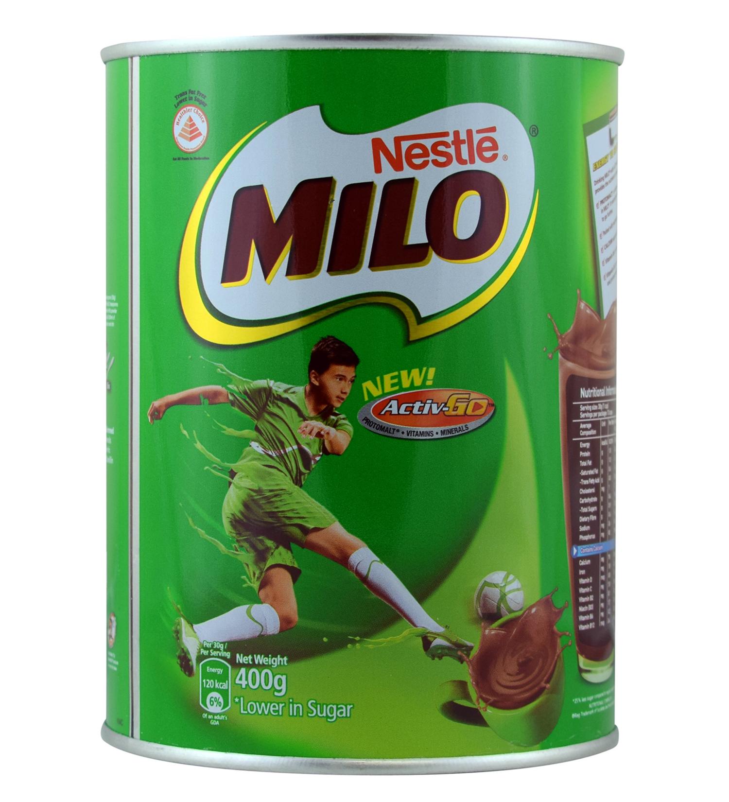 Nestle Milo Drink 400g: Delicious and Nutritious Chocolate Energy Beverage - Buy Online on GoSupps.com