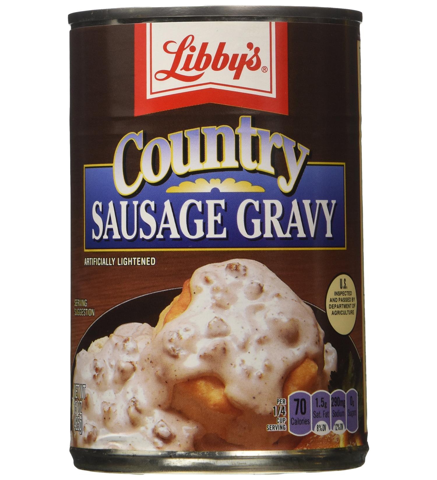 Libby's Country Sausage Gravy 3-Pack (15 oz Cans) - Delicious Breakfast Staple - Buy Online on GoSupps.com