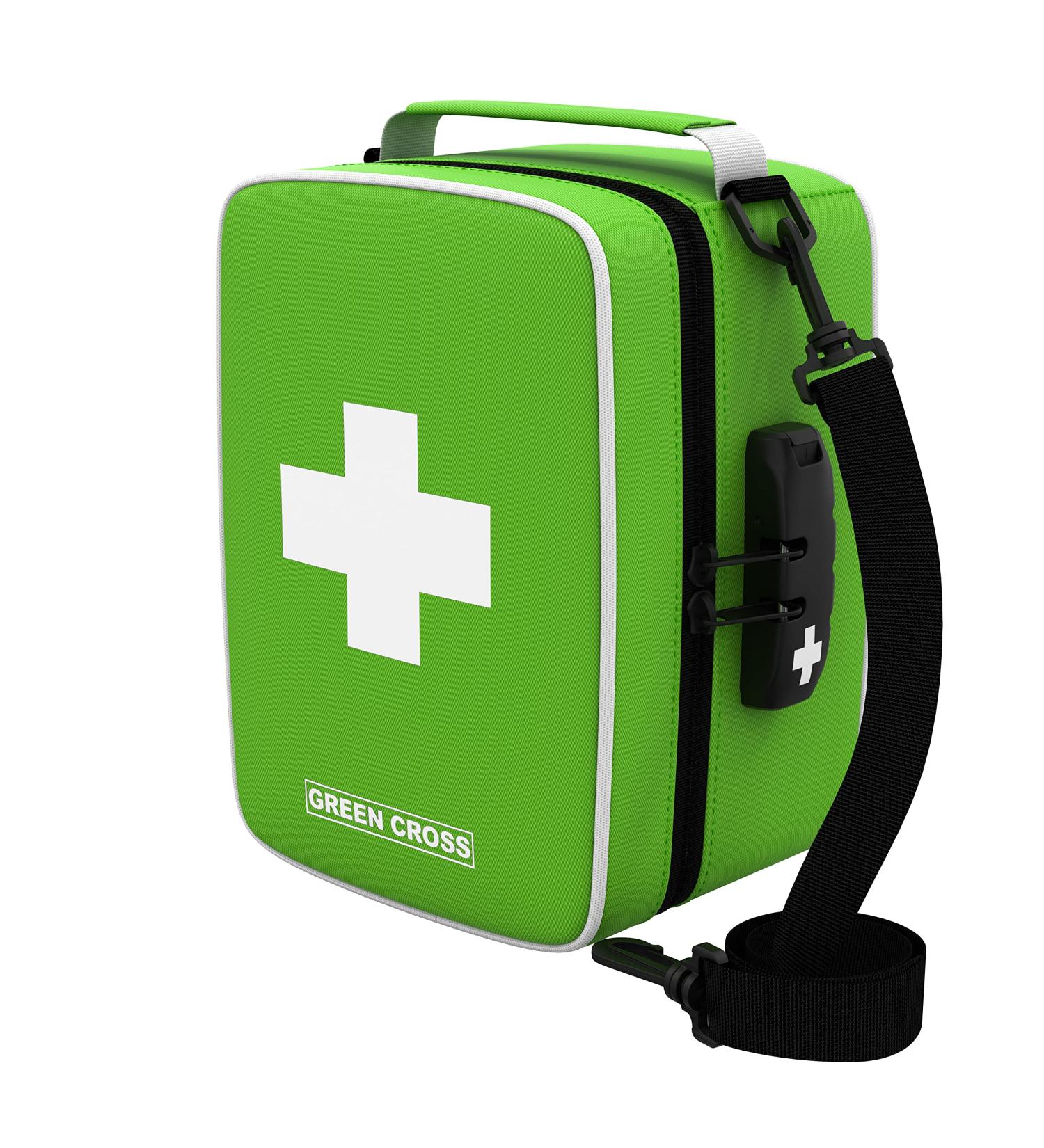 GREEN CROSS Smell Proof Crossbody Bag with Lock - Travel & Storage Solution - Buy Online on GoSupps.com