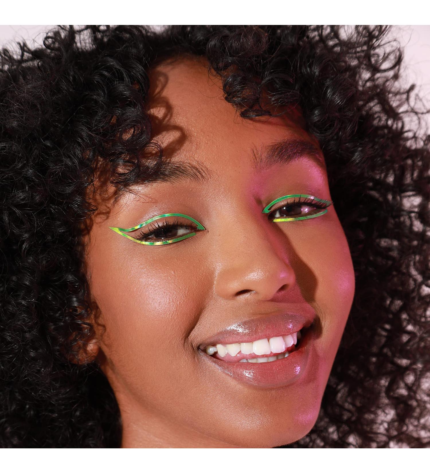 PaintLab Kitty Kat Eye Eyeliner Sticker: 4 Pairs of Long-Lasting Self-Adhesive Wing Eyeliner Stamp for Versatile Eye Makeup - Buy Online on GoSupps.com