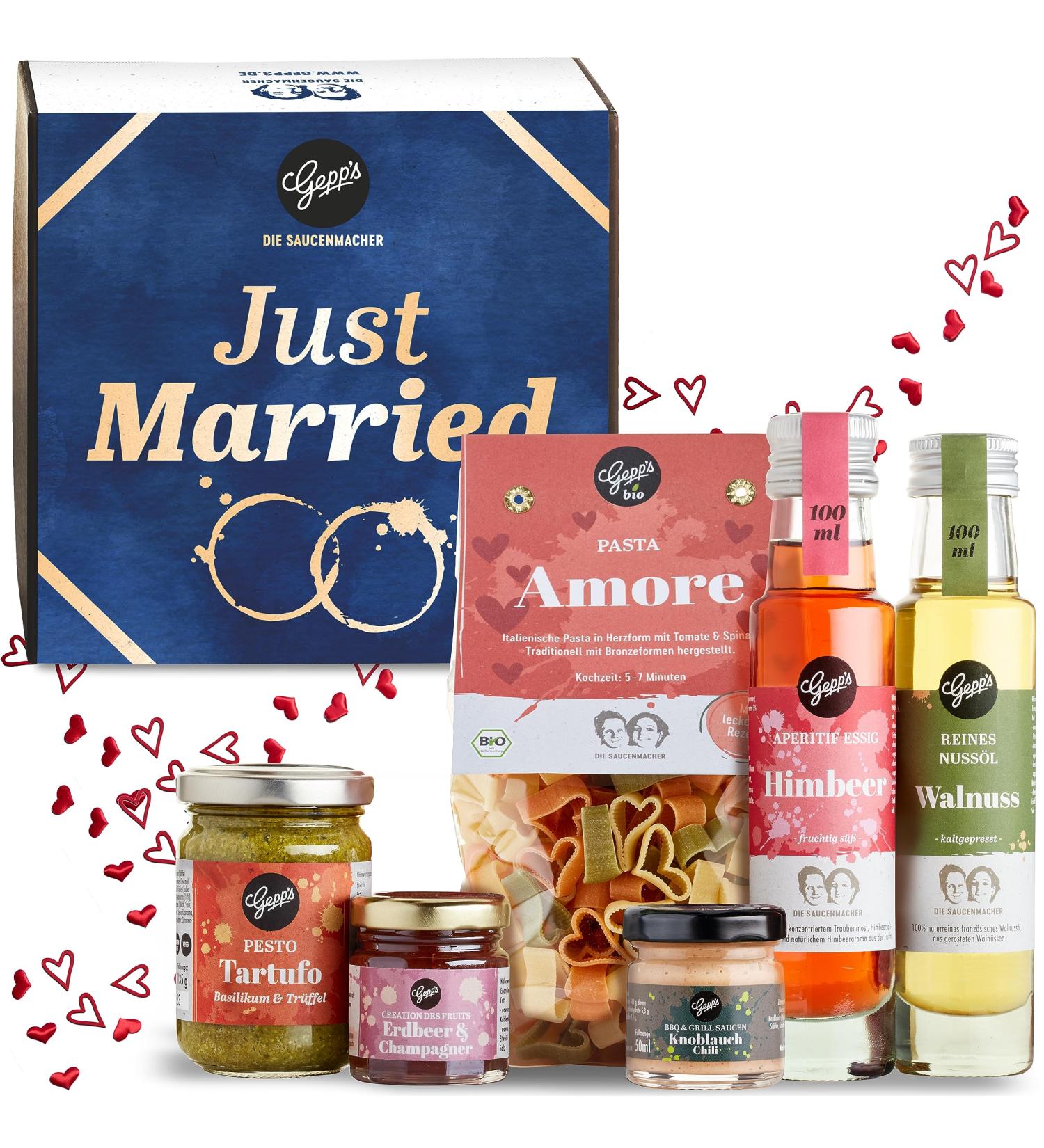 Gepps Just Married Wedding Gift Box - Gourmet Delicacies for Bridal Couples - Buy Online on GoSupps.com