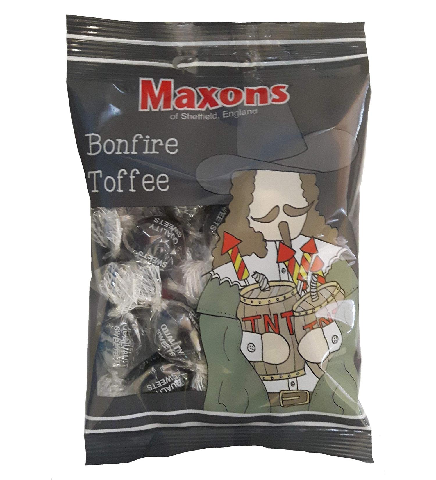 Maxons Bonfire Toffee Bags 120g - Buy Online on GoSupps.com